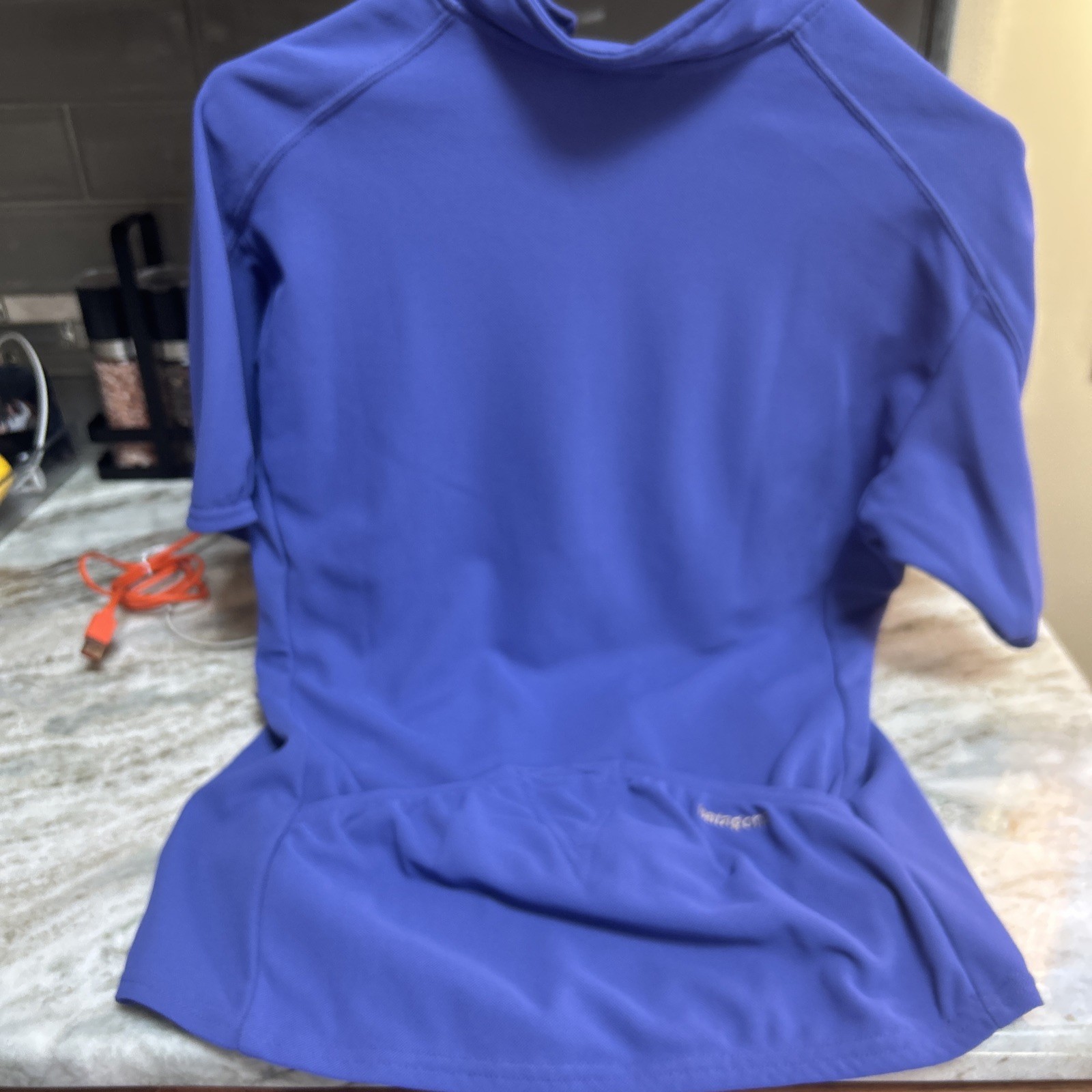 PATAGONIA WOMEN’S CRANK CRAFT 1/2 ZIP Road Mountain Bike Blue Hike Athletic L