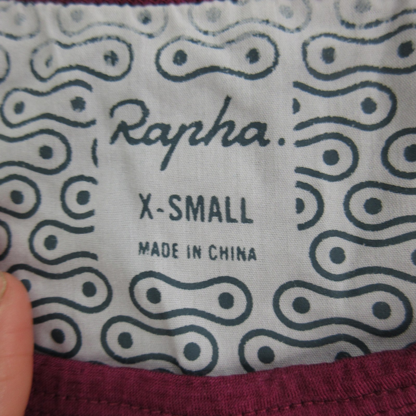 Rapha Shirt Mens XS Pink Merino Wool Short Sleeve Pocket Cycling Tee Casual