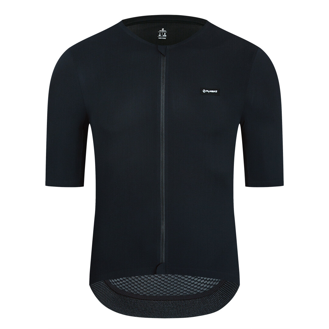 New Men’s Breathable Short Sleeve Jersey Solid Color Sweat Absorbent Bike Shirts