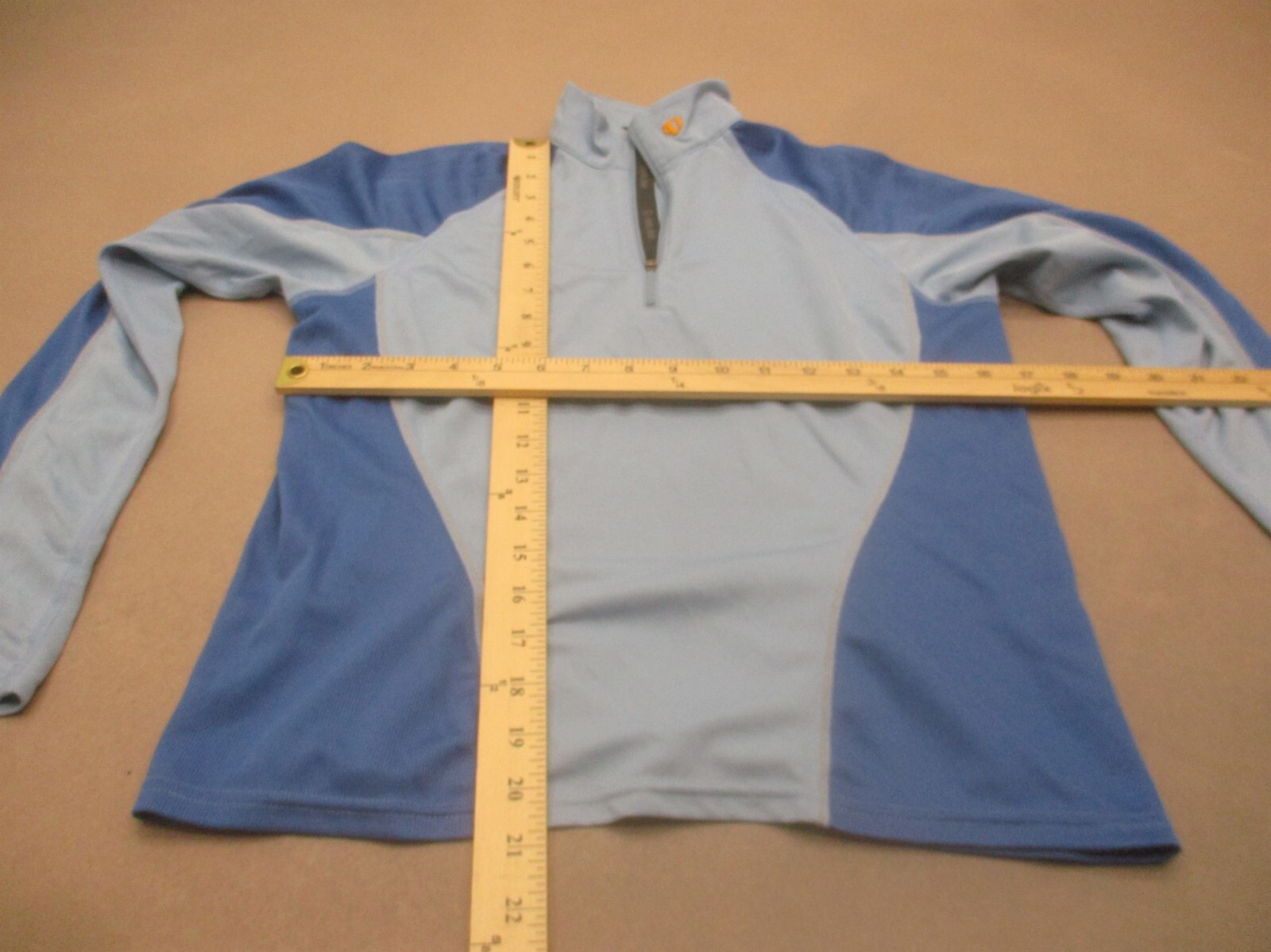 PEARL IZUMI Size S Women Blue 1/2 Zip Stand Collar Athletic Cycling Pullover 066