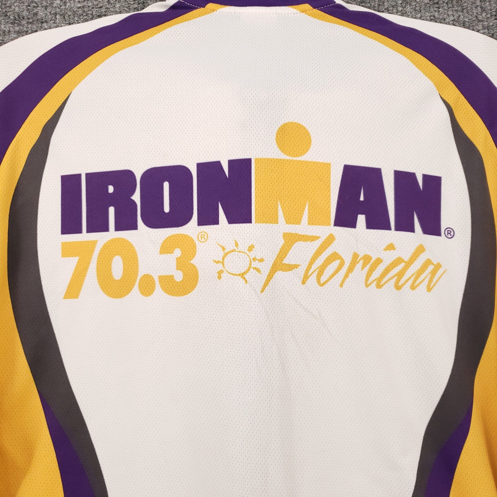 Ironman Cycling Jersey Set Mens S Small Multicolor 70.3 Florida Full Zip Padded