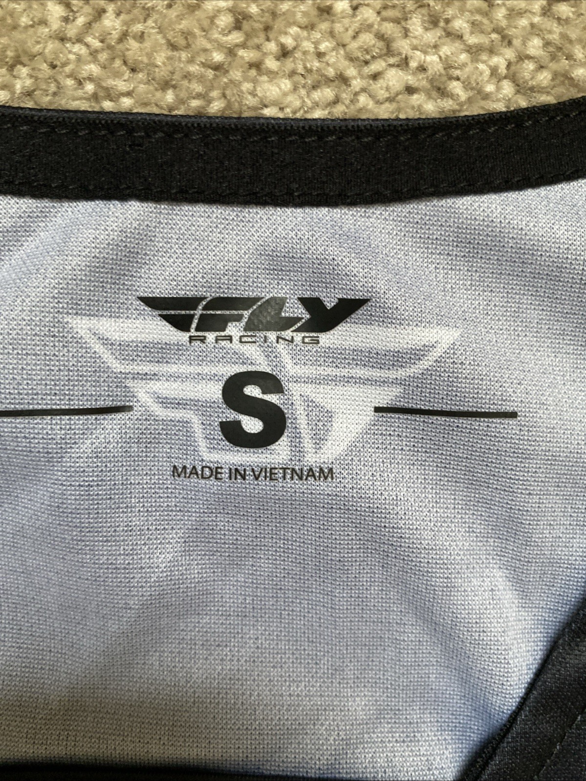 Men’s Fly Racing Size S Black Radium Long Sleeve Jersey NWT