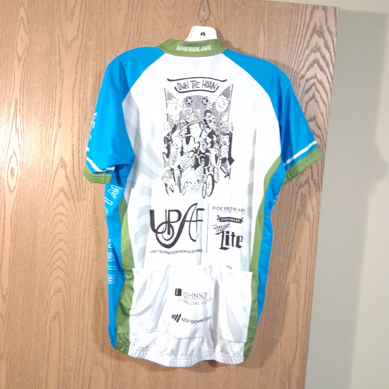 Peak 1 Sports Ride For The Arts Cycling Jersey Women’s Large Full Zip NWT