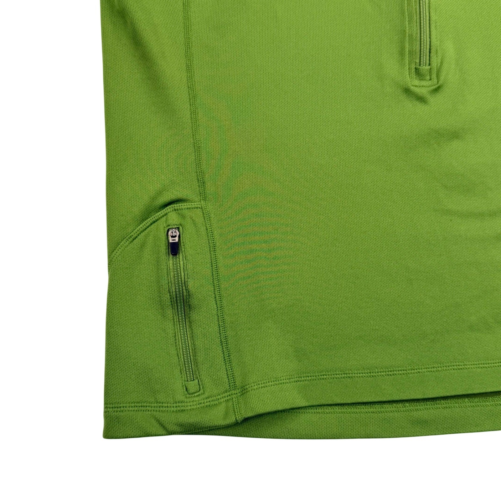 Patagonia 1/4 Zip Jersey Men Medium Green 24335S8 Short Sleeve Athletic