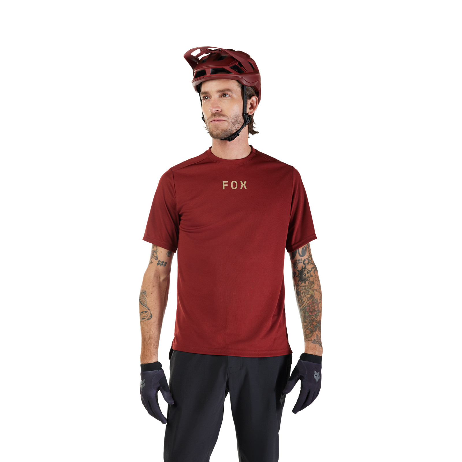 Fox Racing Ranger Bike Jersey Wordmark Rust Brown XL