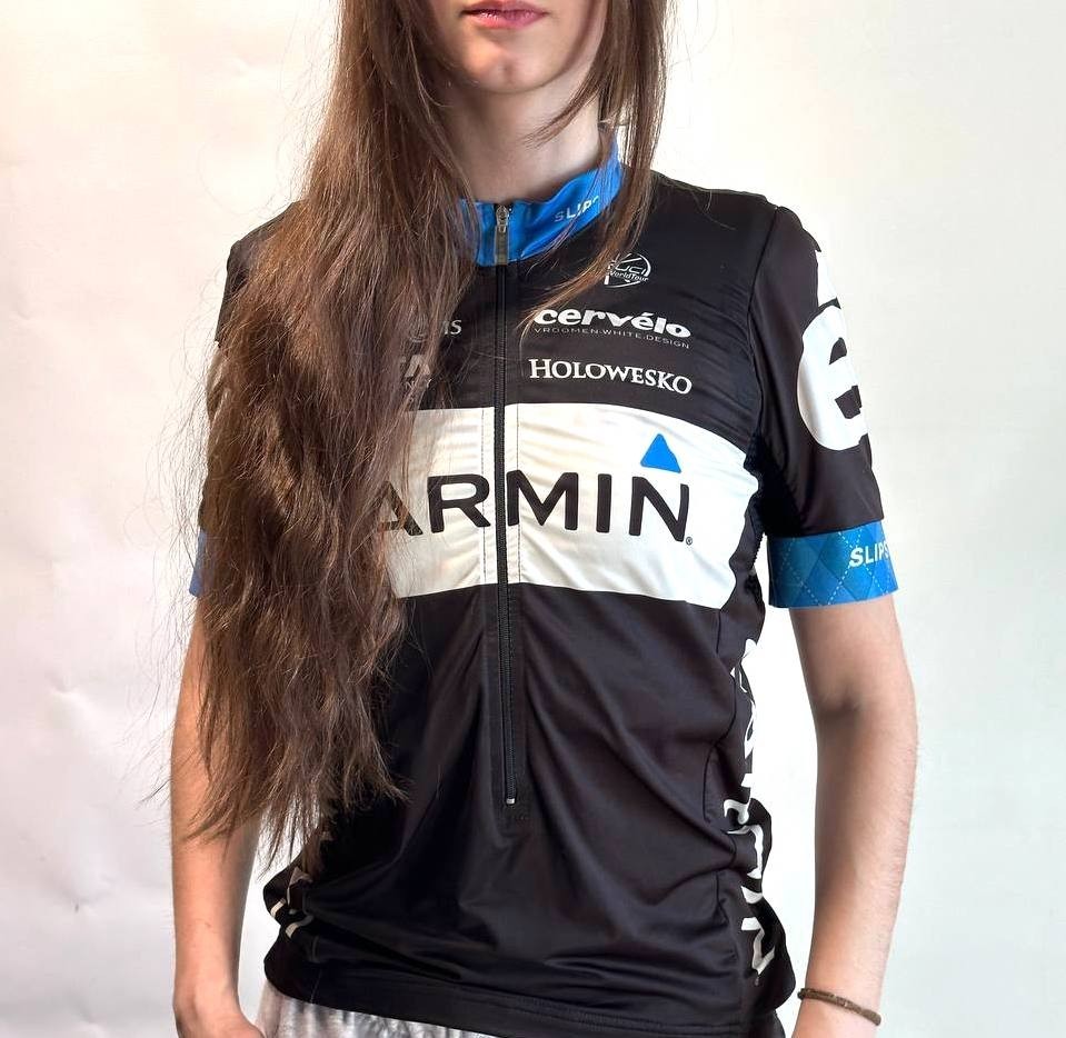 Vtg Castelli Garmin -Cervelo Team Cycling Jersey – Women Size L -2011 UCI World