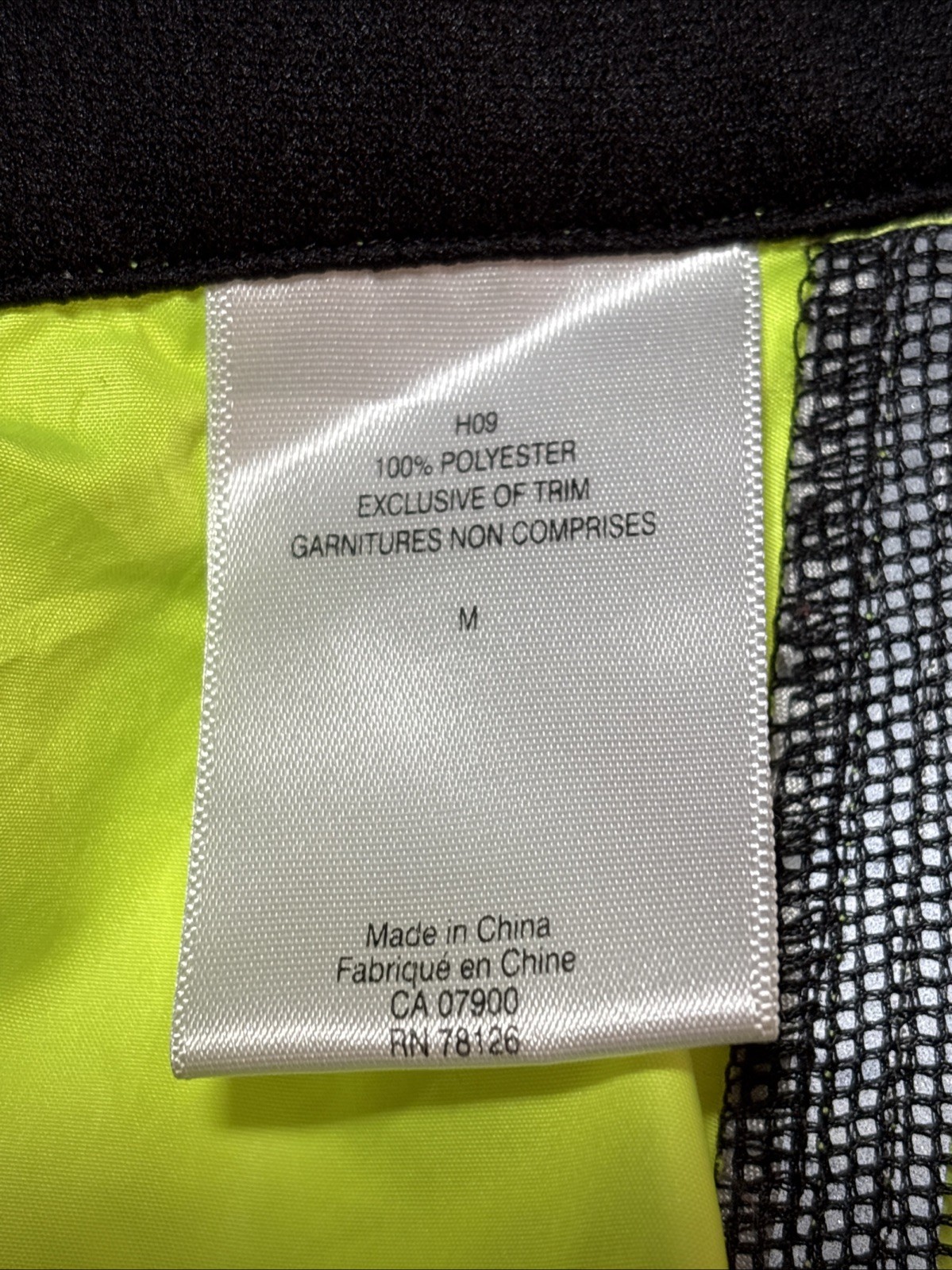 Cycling Jacket Vest LG Louis Garneau Convertible Cabriolet Hi-Vis M
