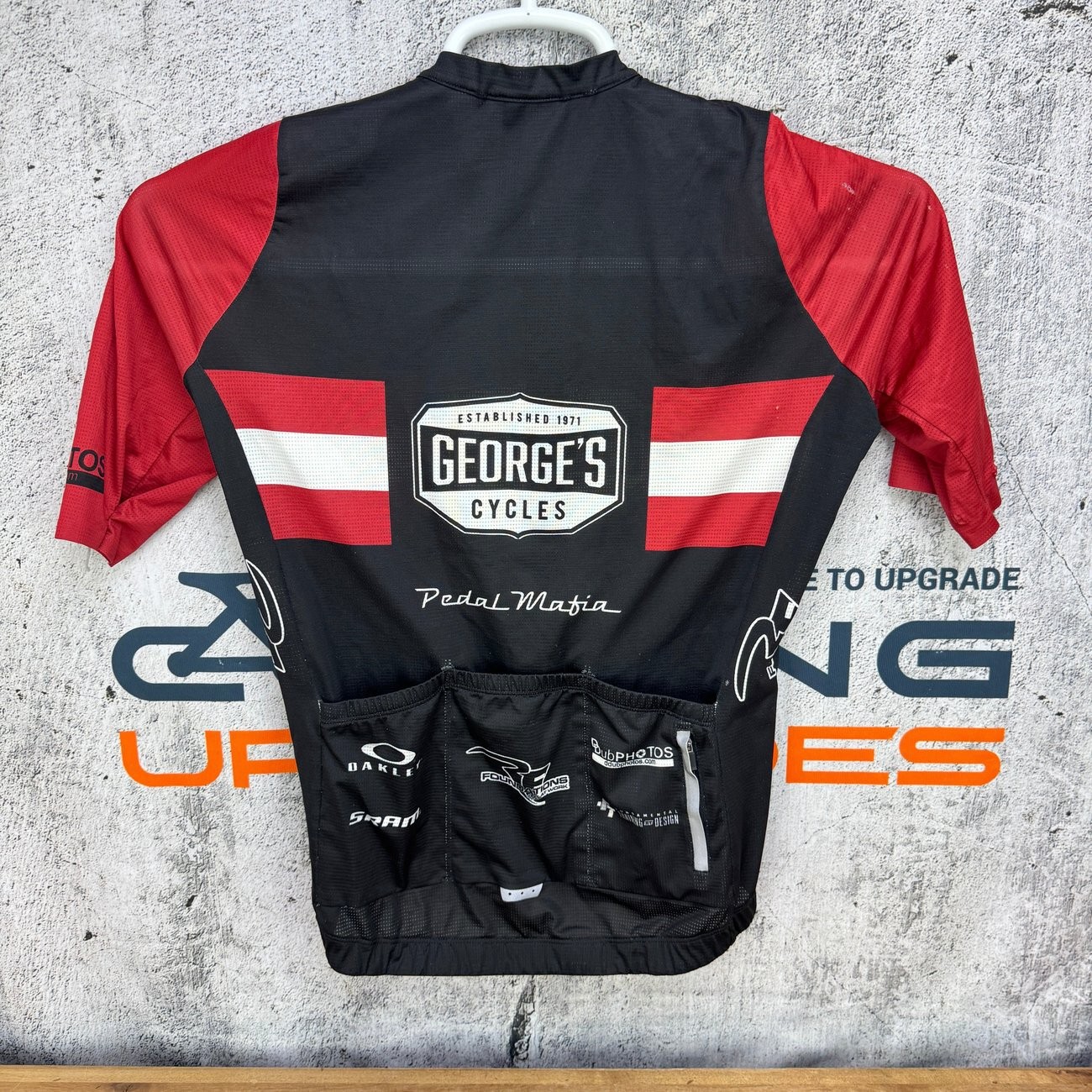 Pedal Mafia George’s Cycles Short Sleeve Mens XXS Cycling Jersey