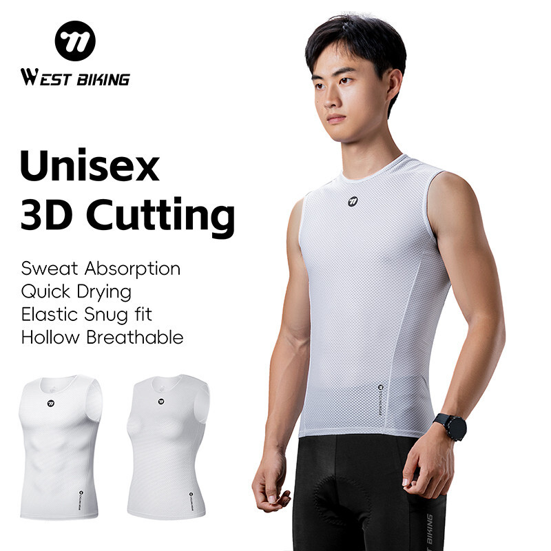 Sleeveless Cool Mesh Base Layer Lightweight Running fitness Cycling Undershirt