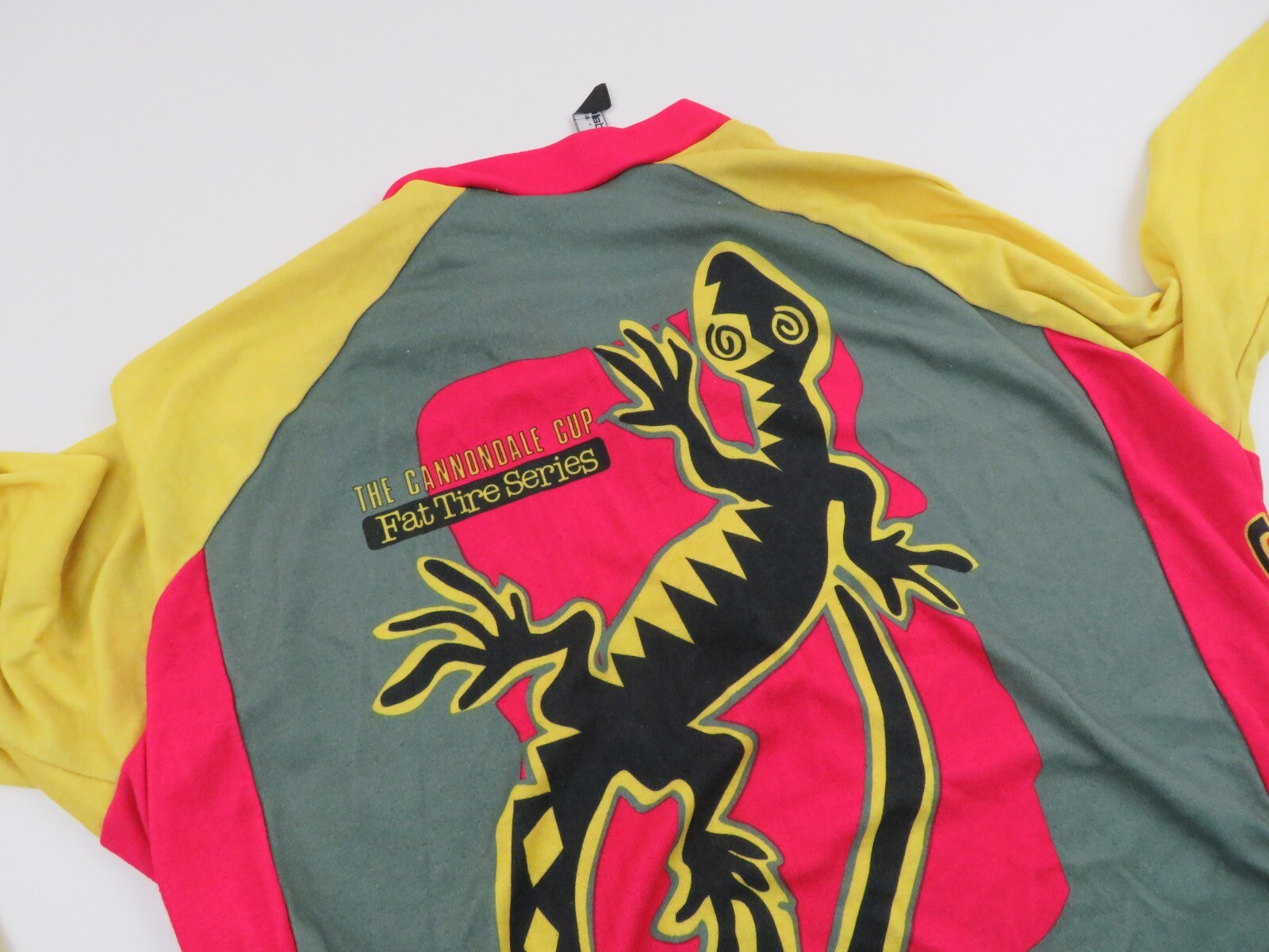 Vintage 90s Cannondale Cup Fat Tire Cycling Bike Jersey Mens Large Made In USA