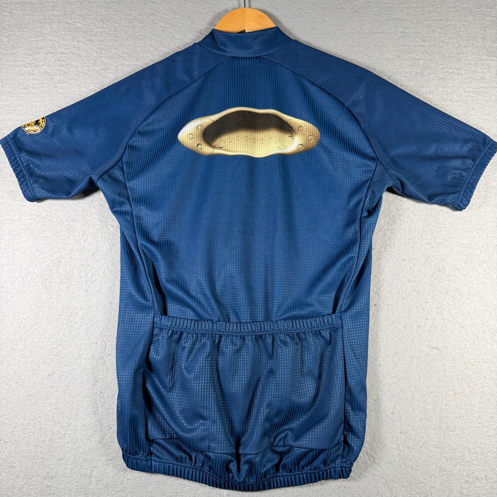 Oakley Software Mens Blue Cycling Jersey Mad Science Lab Made in Italy Large