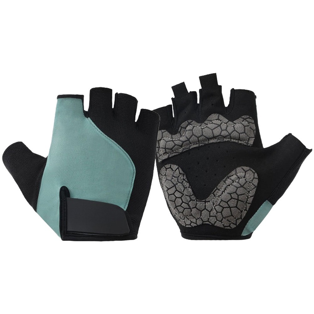 Cycling Gloves Half Finger with Enhanced Grip and Ventilated Knit Fabric