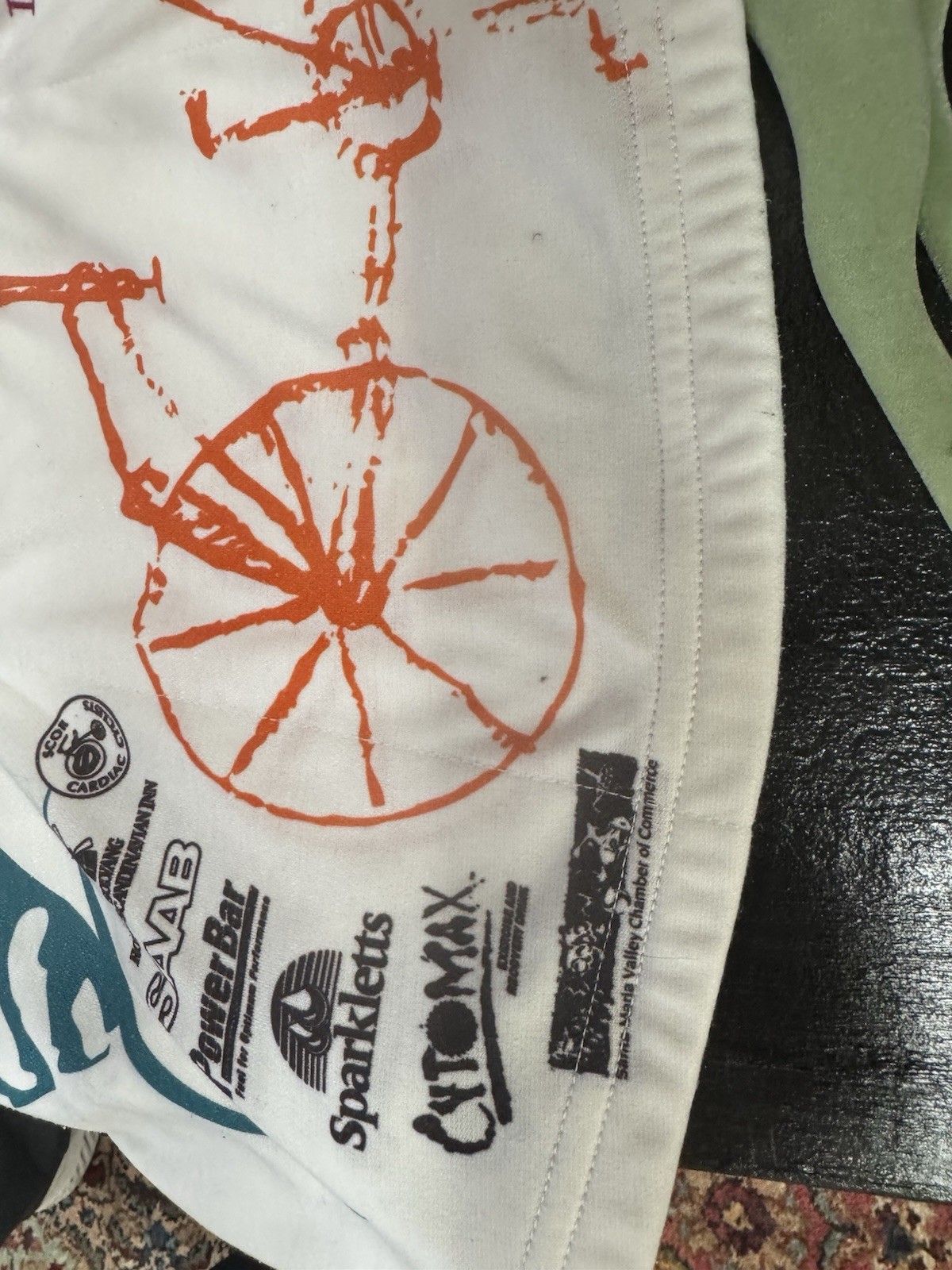 Vintage Solvang Santa Maria Century CYCLING JERSEY RACING Sun Compass Lion M/L
