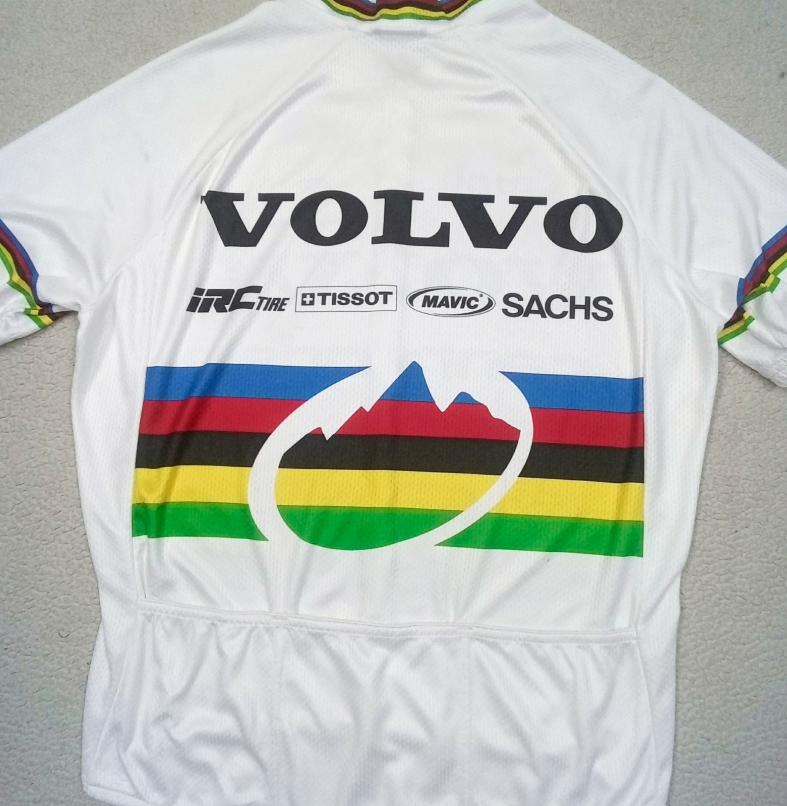 RARE VTG 90s VOLVO Cannondale Alison Sydor MTB XC World Champion Jersey Fits S/M