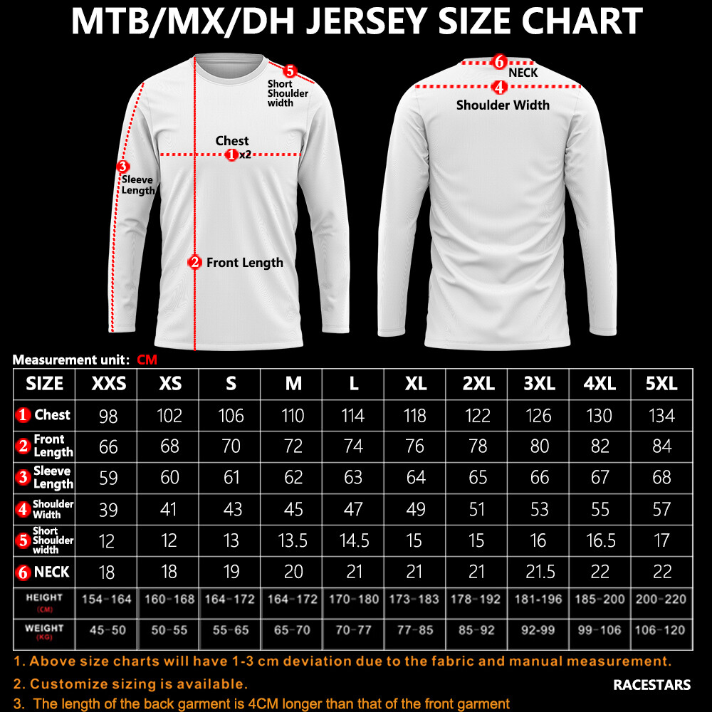 Beta Enduro Dirt Bike Moto Motocross Long Sleeve Racing Off-Road MTB Shirts
