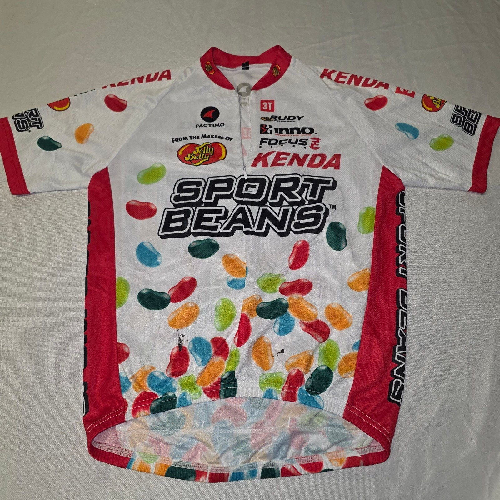 Pactimo Jelly Belly Sport Beans Short Sleeve Cycling Jersey XXS