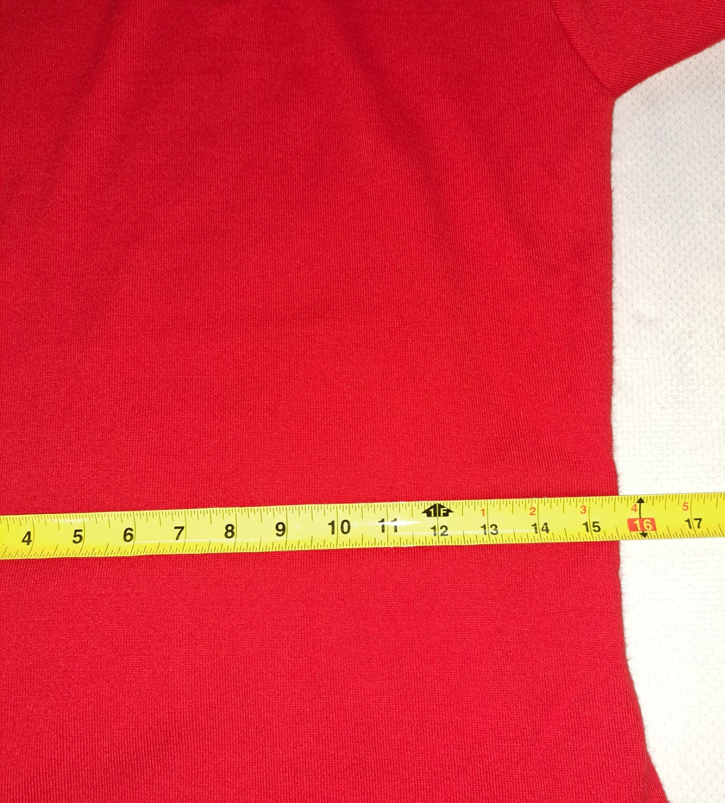 Au Tour De France Cycling Jersey Red Acrylic Euro “Size 4” check measurements