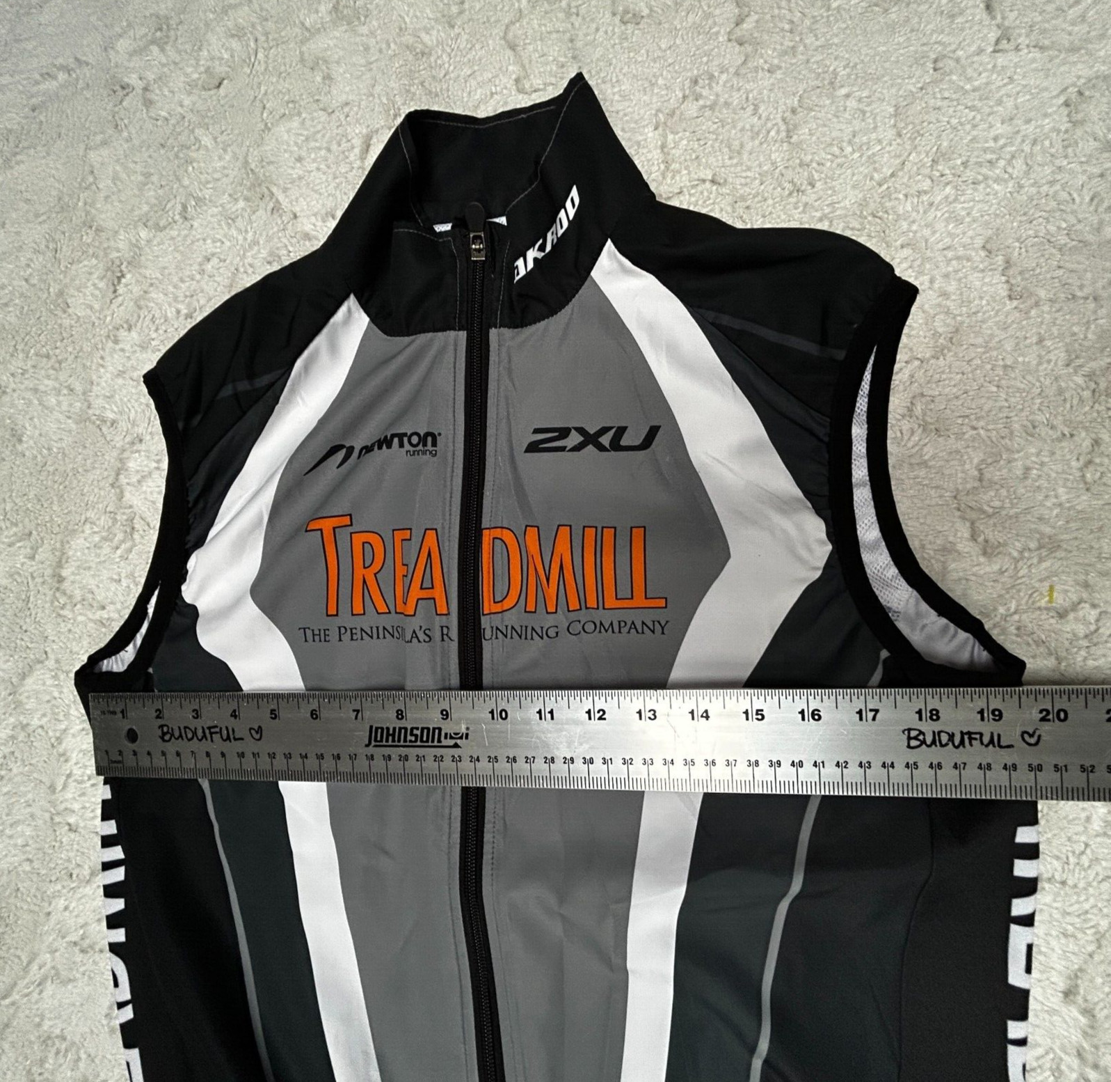 Jakroo Zip Front Sleeveless Cycling Jersey Treadmill Patagonia Colorblock Medium