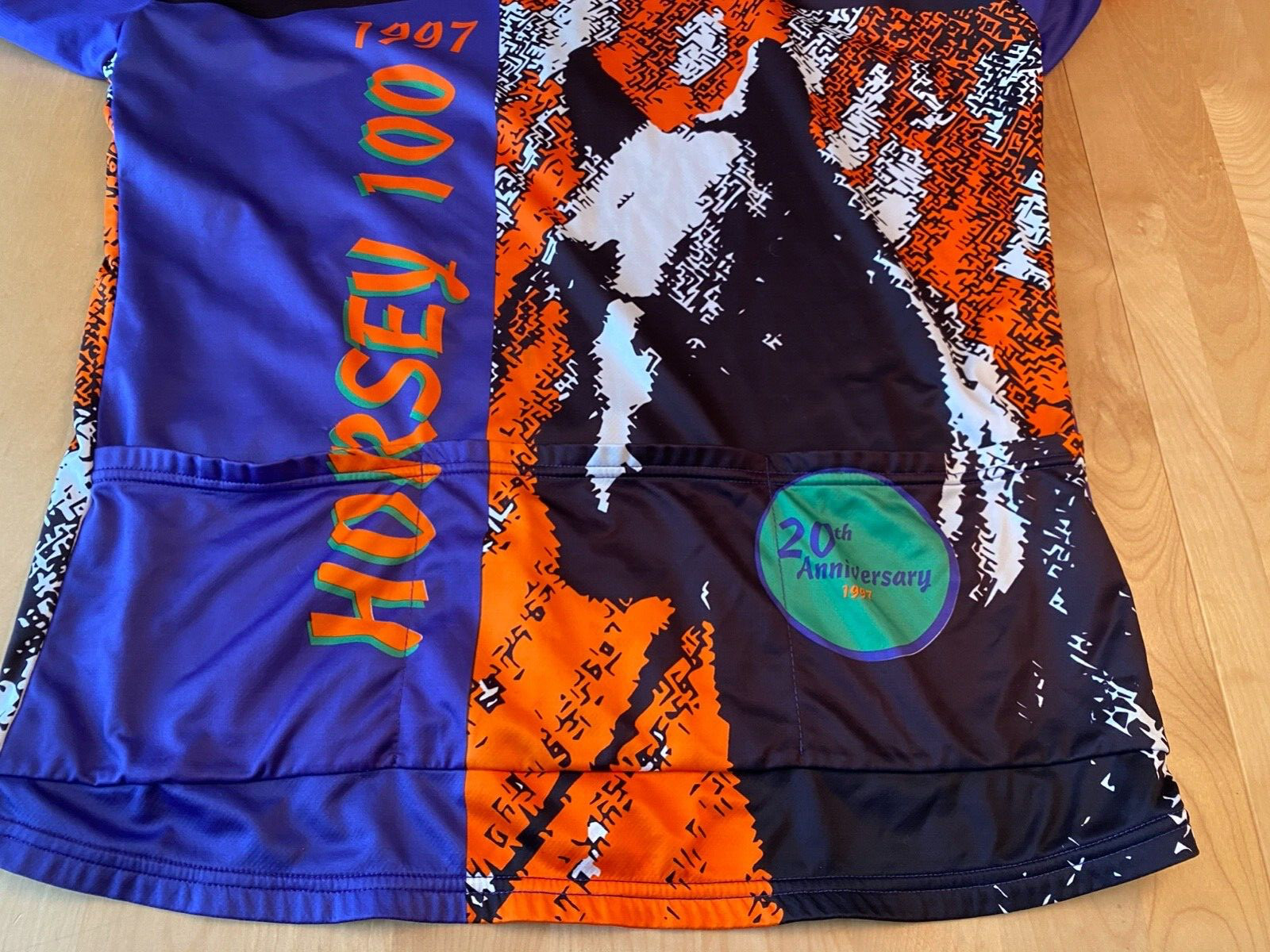VOMAX USA MADE 1997 HORSEY 100 BICYCLE CYCLING JERSEY XXL
