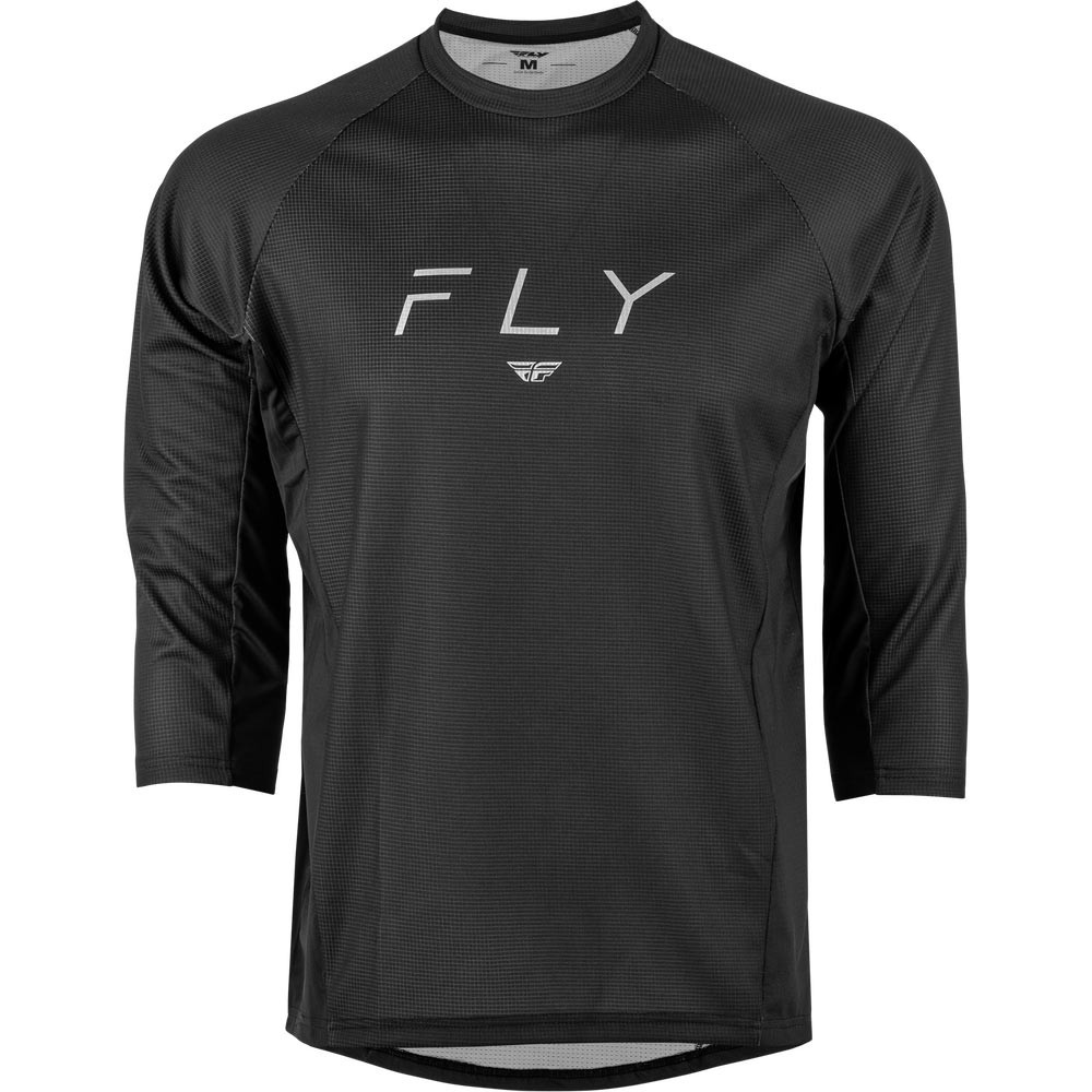 Fly Racing Ripa 3/4 Sleeve Jersey Large Black / Gray