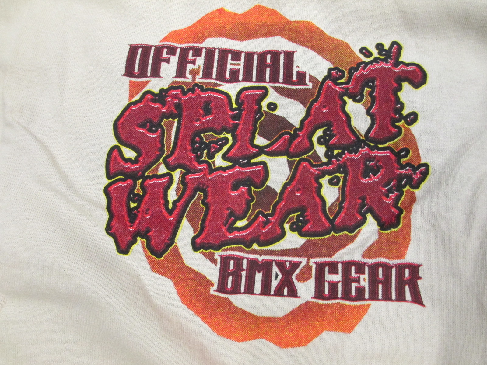 OFFICIAL BMX GEAR SLAT WEAR T SHIRT TAN SHORT SLEEVE