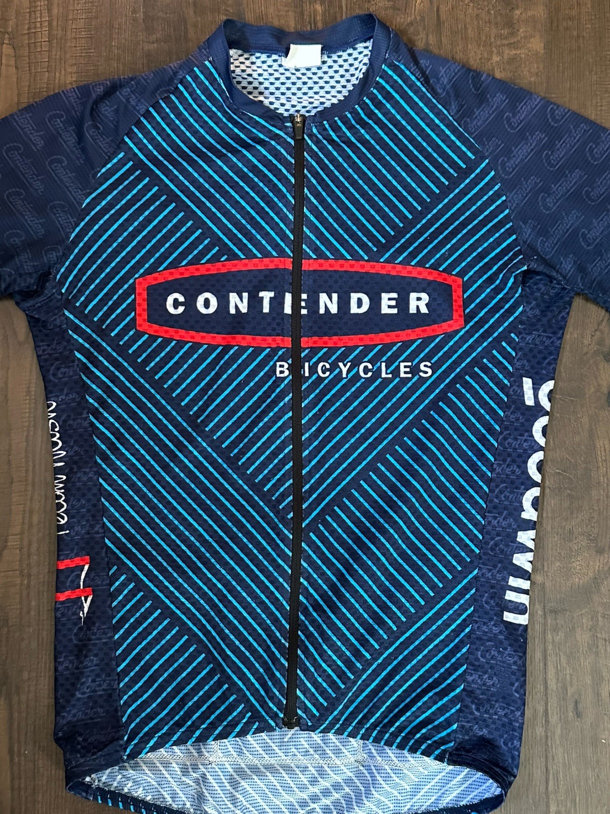 Two Mens Vermarc Cycling Jersey’s Men’s XXS Blue Full Zip Contender Bicycles