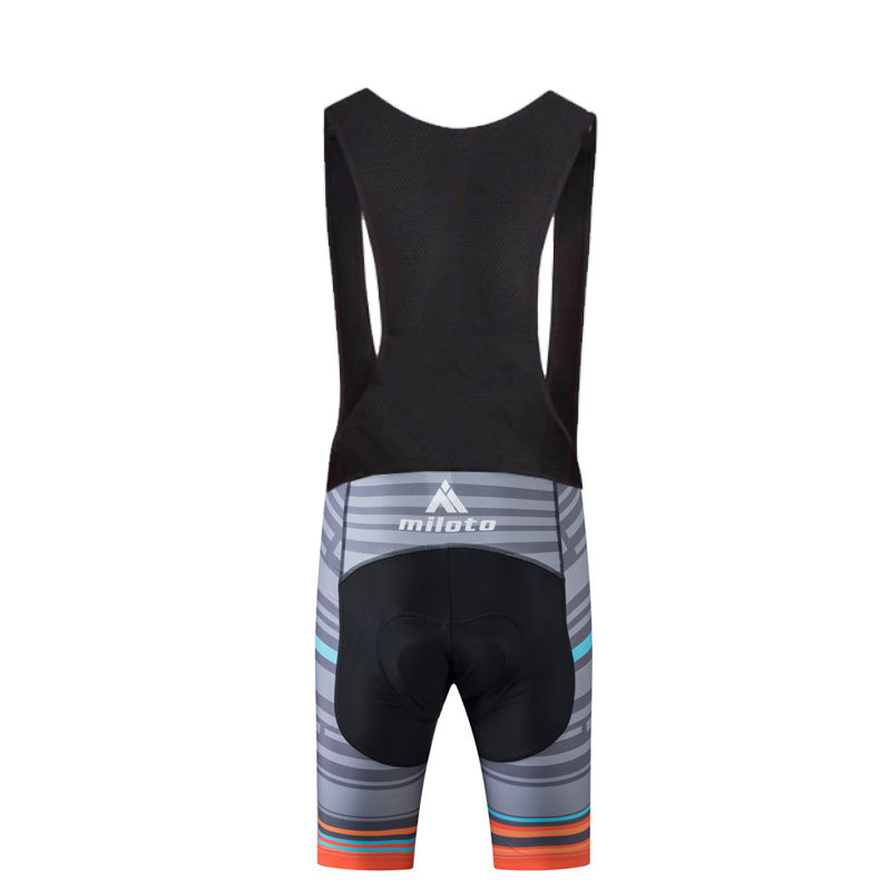 Men’s Orange Cycling Jersey and Spandex (Bib) Shorts Bicycle Clothing Kit S-5XL
