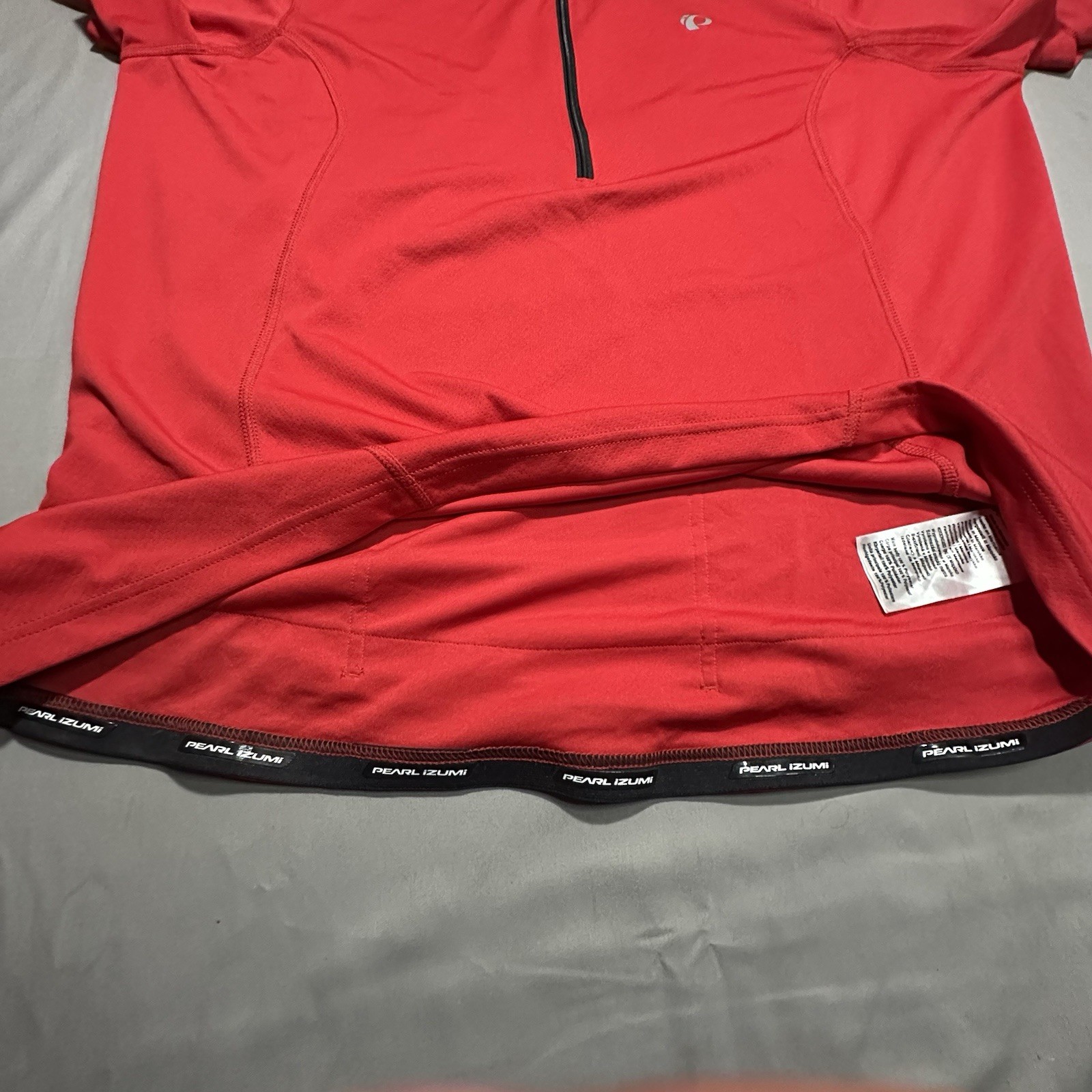 PEARL IZUMI Select Cycling Jersey Men’s Size 2XL XXL Red 1/2 Zip Race Pockets
