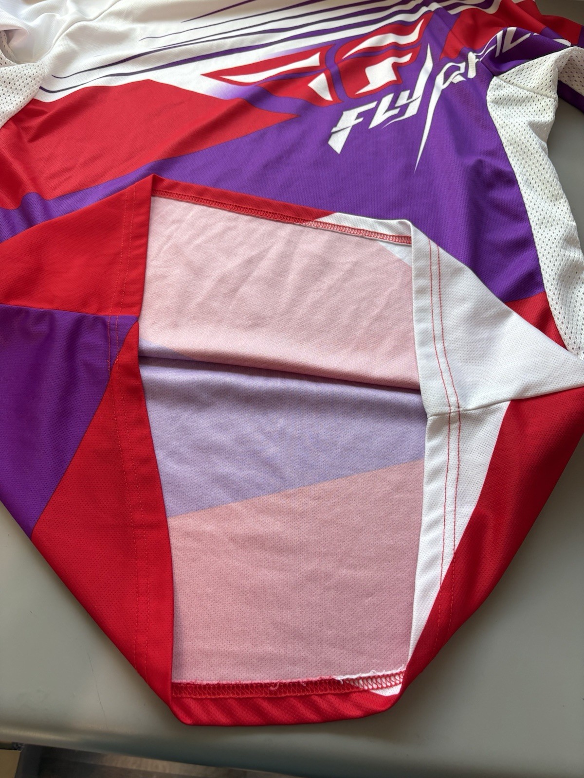 Fly Racing Kinetic Blocks Racing Long Sleeve Jersey Men’s Size Medium