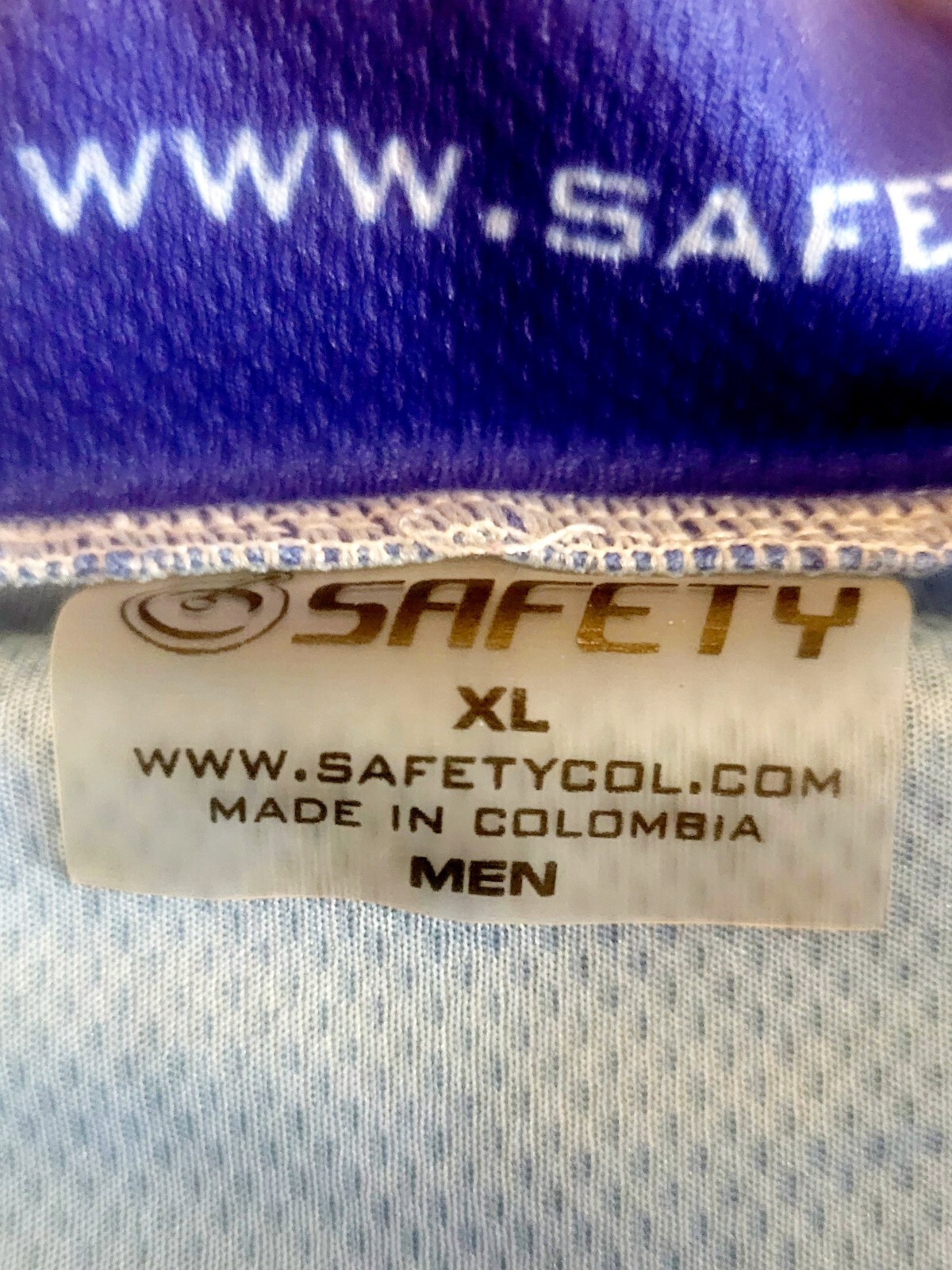 Passenger Airplane Safety Cycling Jersey New XL 3/4 Zip Pockets Free Shipping