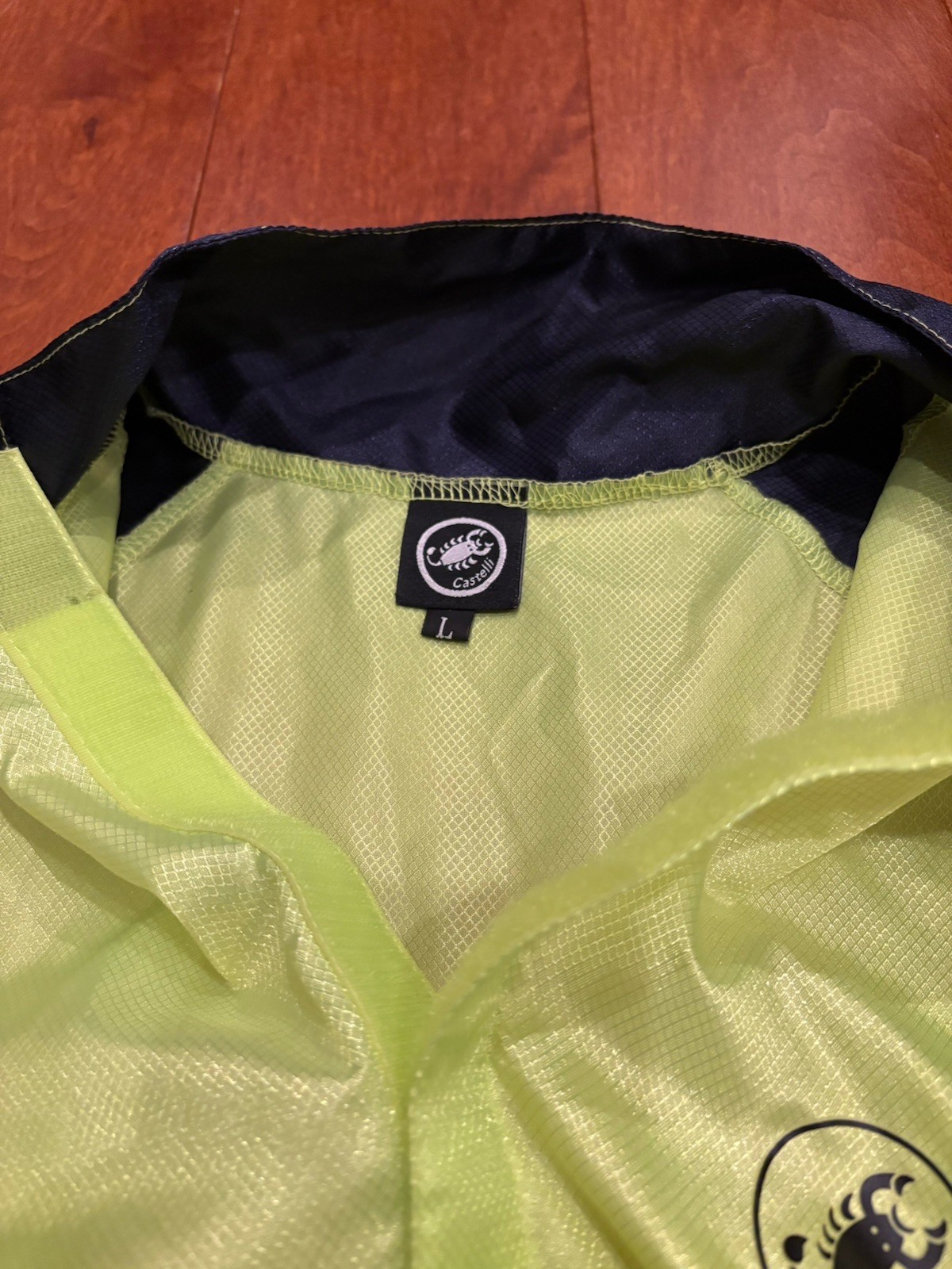Vintage Castelli Cycling Jersey Yellow – Men’s Large – Check Measurements