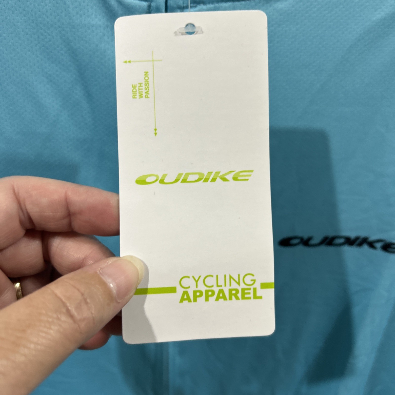 OUDIKE Men’s Full Zip 3 Pocket back Cycling Shirt