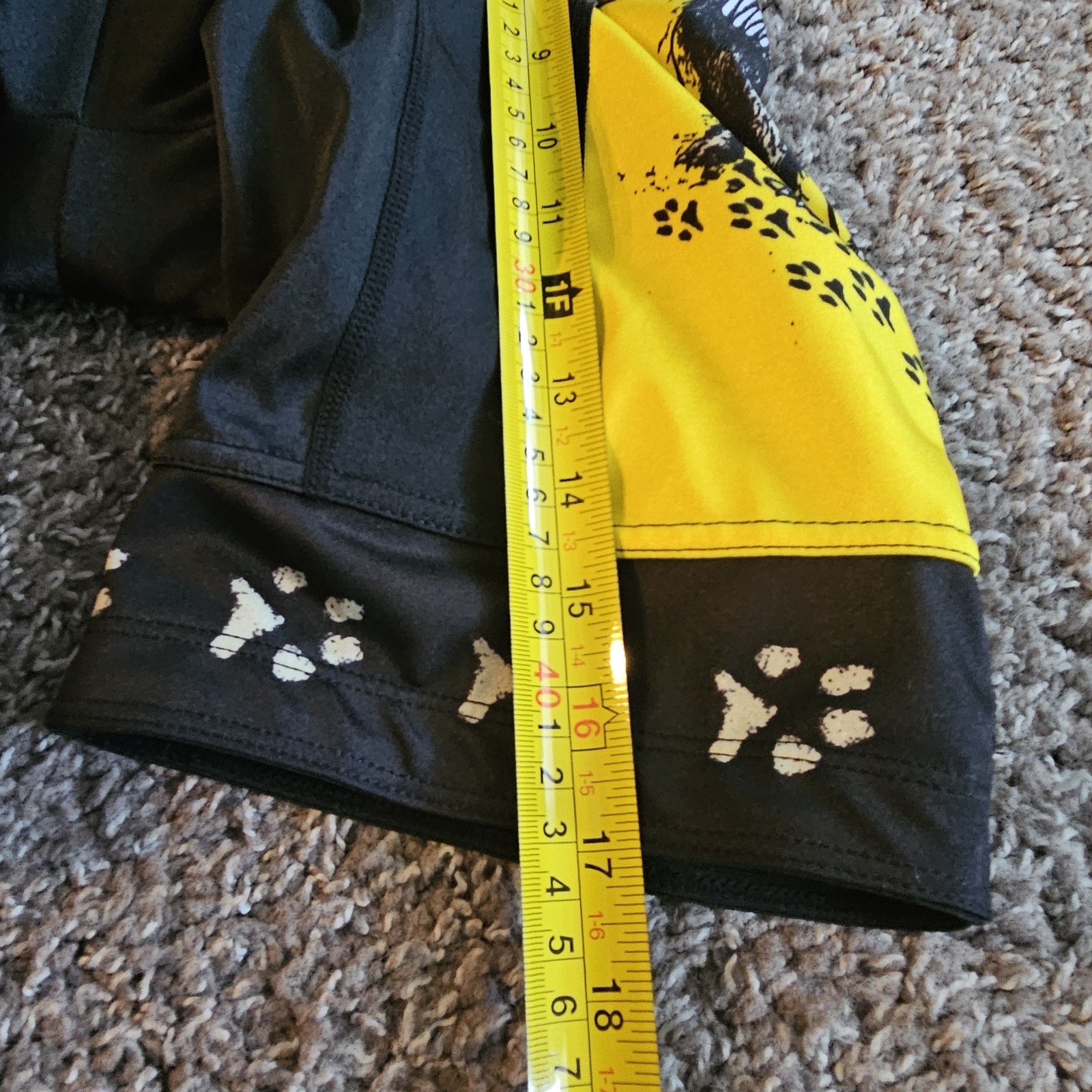 Primal Wear Dog Eat Cog Cycling Jersey & Shorts Men’s Medium Yellow Graphic Bike
