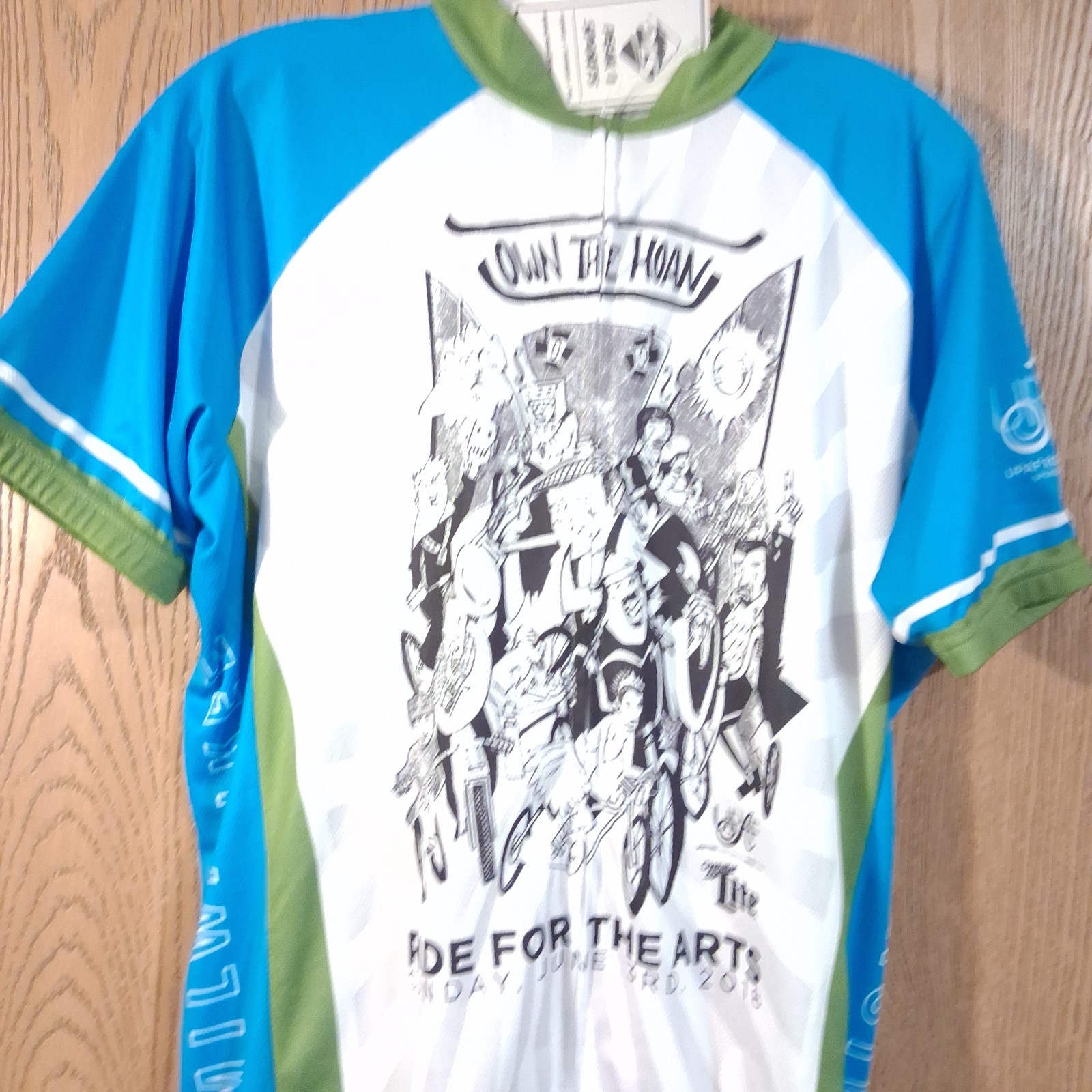 Peak 1 Sports Ride For The Arts Cycling Jersey Women’s Large Full Zip NWT