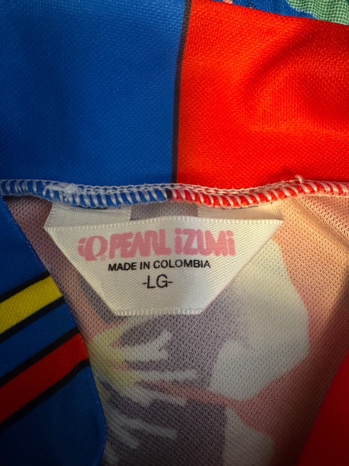 Vintage Pearl Izumi Cycling Jersey Men’s Large Bikes USA Graphic USA Full Zip