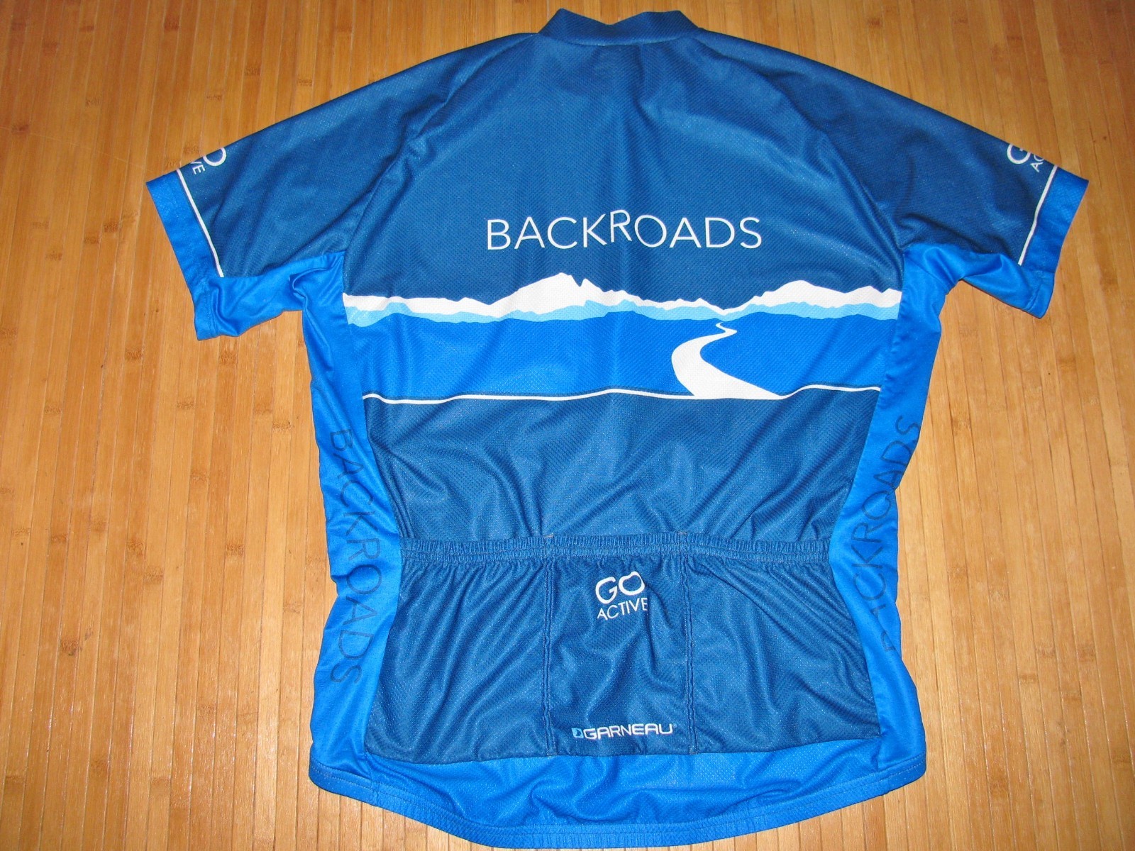 GARNEAU Cycle JERSEY Bicycle Shirt Size 2XL XXL Polyester GO ACTIVE BACKROADS