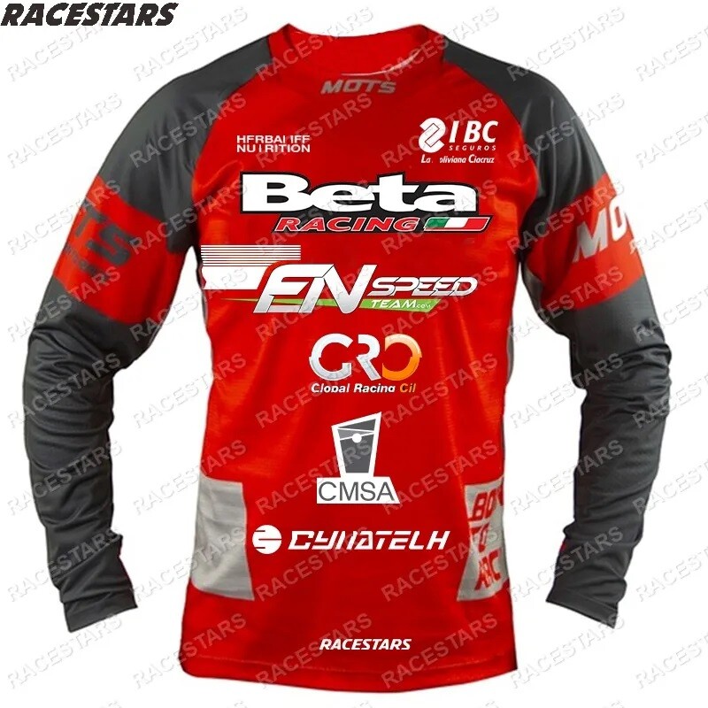 Beta Enduro Dirt Bike Moto Motocross Long Sleeve Racing Off-Road MTB Shirts