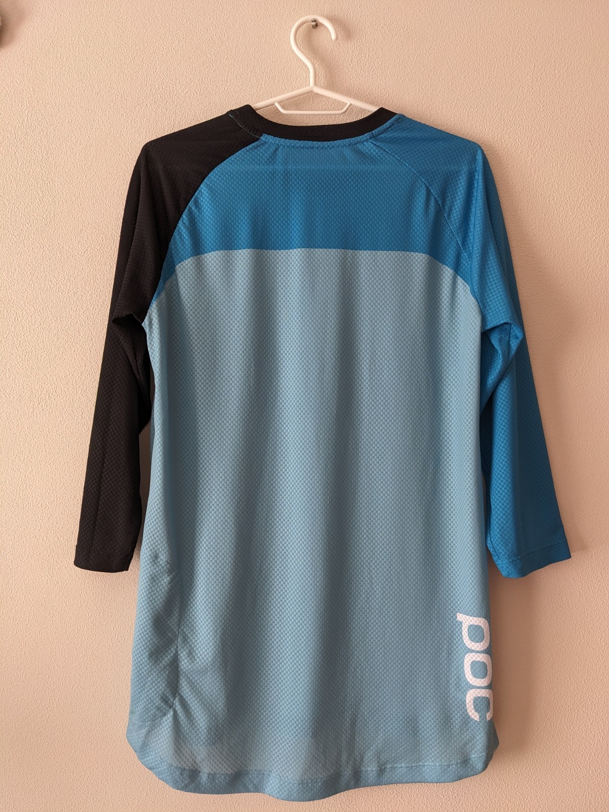 POC MTB Pure LS Cycling Jersey 3/4 sleev Black-Blue size M