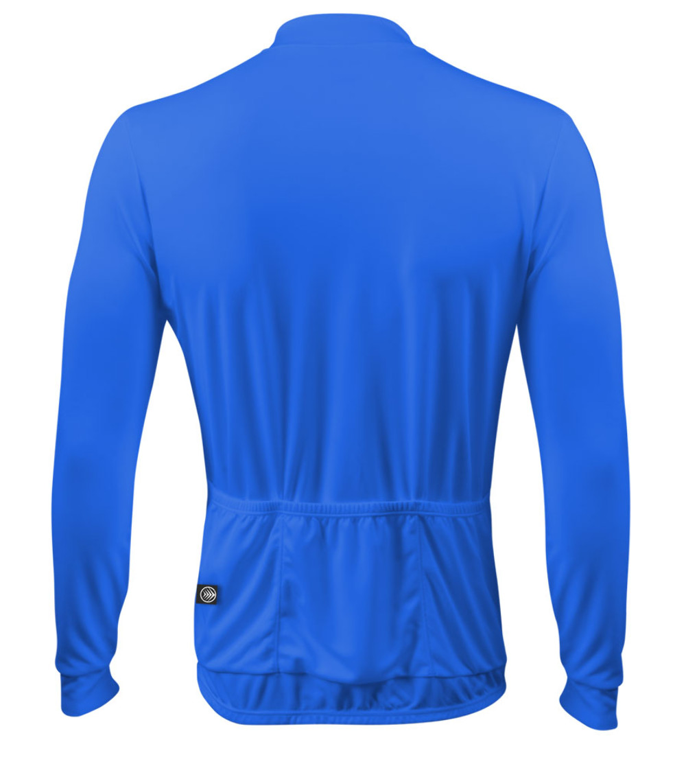 Solid Color Cycling Jersey | Long Sleeve | Lightweight | Made in the USA