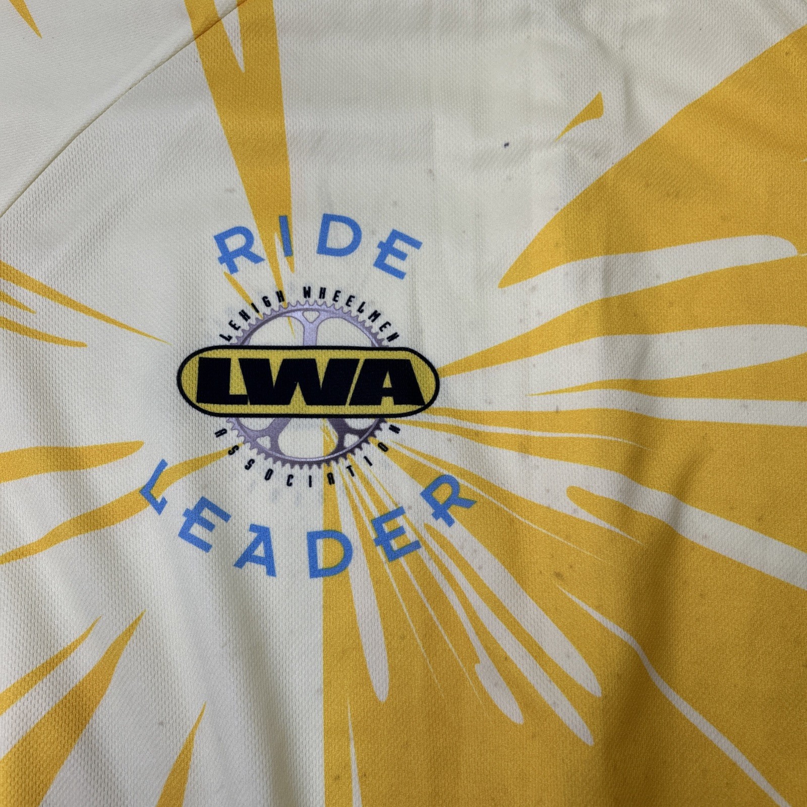 Champion System Lehigh Wheelmen Cycling Jersey Men’s XL Race Cut Zip 3 Pocket