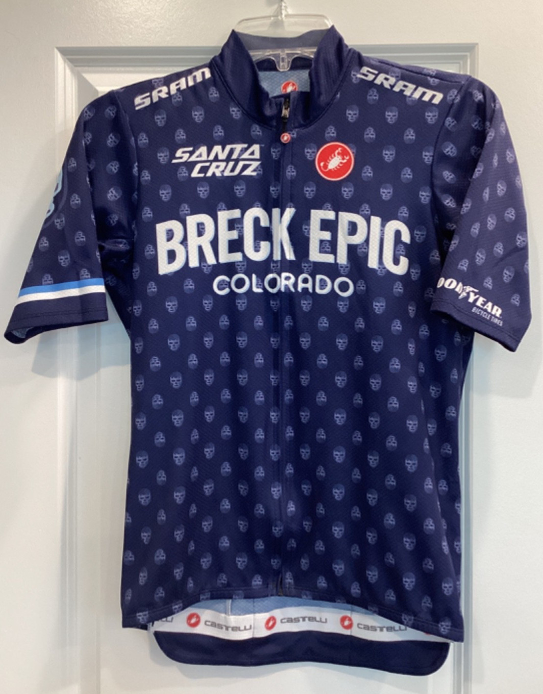 Castelli Cycling Jersey Women’s Small Short Sleeve Breck Epic Colorado Full Zip