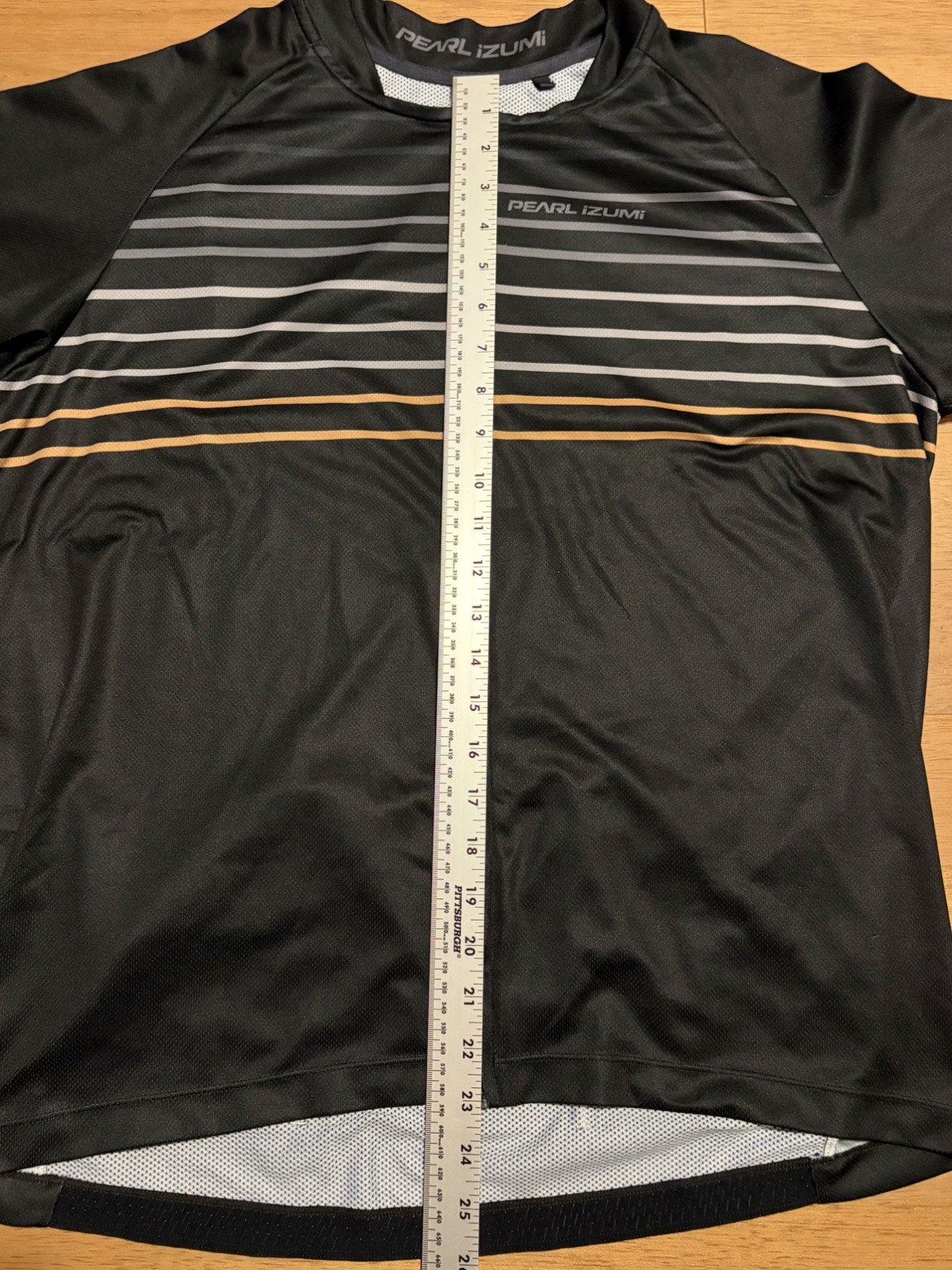 Pearl Izumi Mens Canyon Graphic Cycling Zipup Jersey Top Black Brown Slope XL