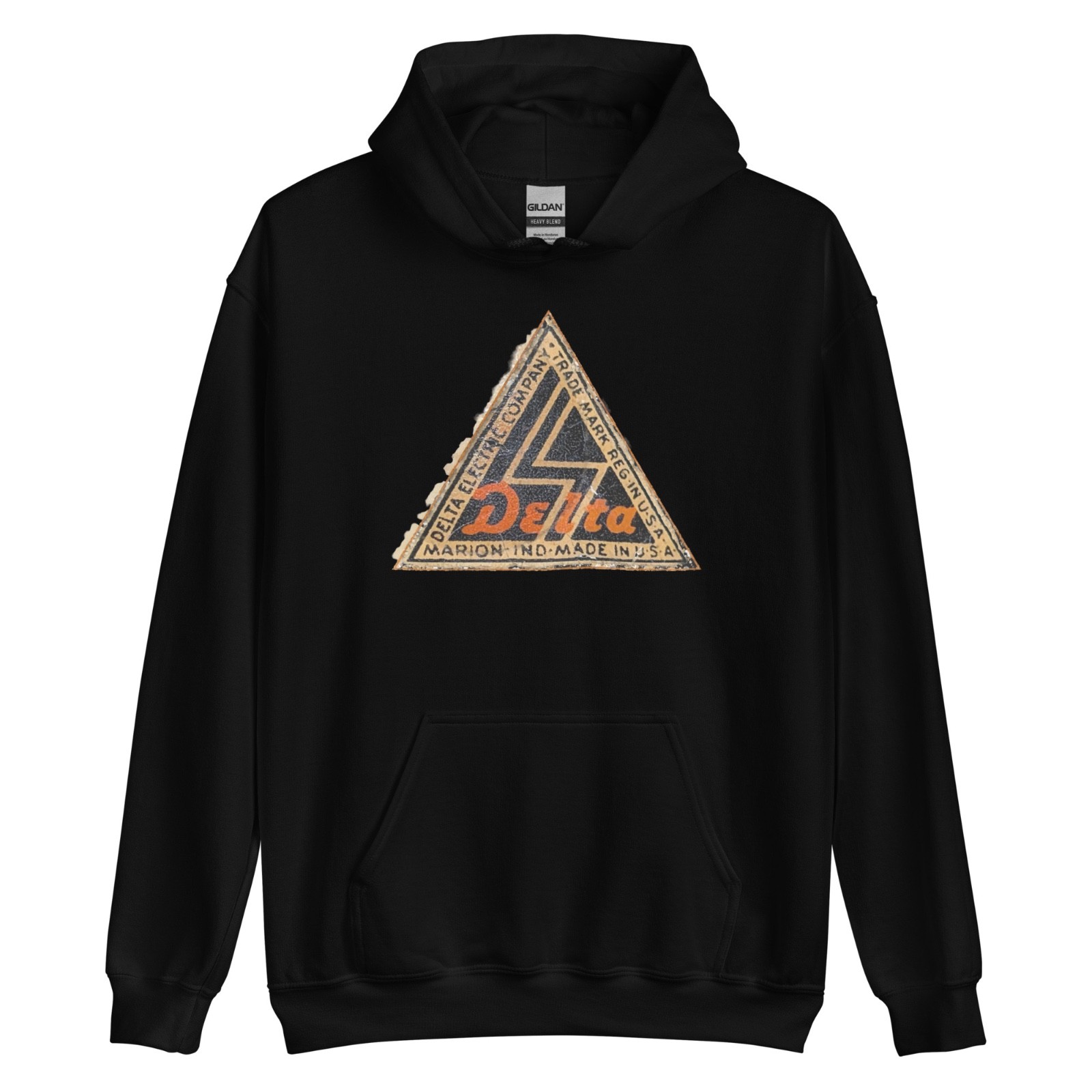 DELTA Tattered Deluxe pullover (S-5XL) – prewar bicycle, Schwinn, elgin, light