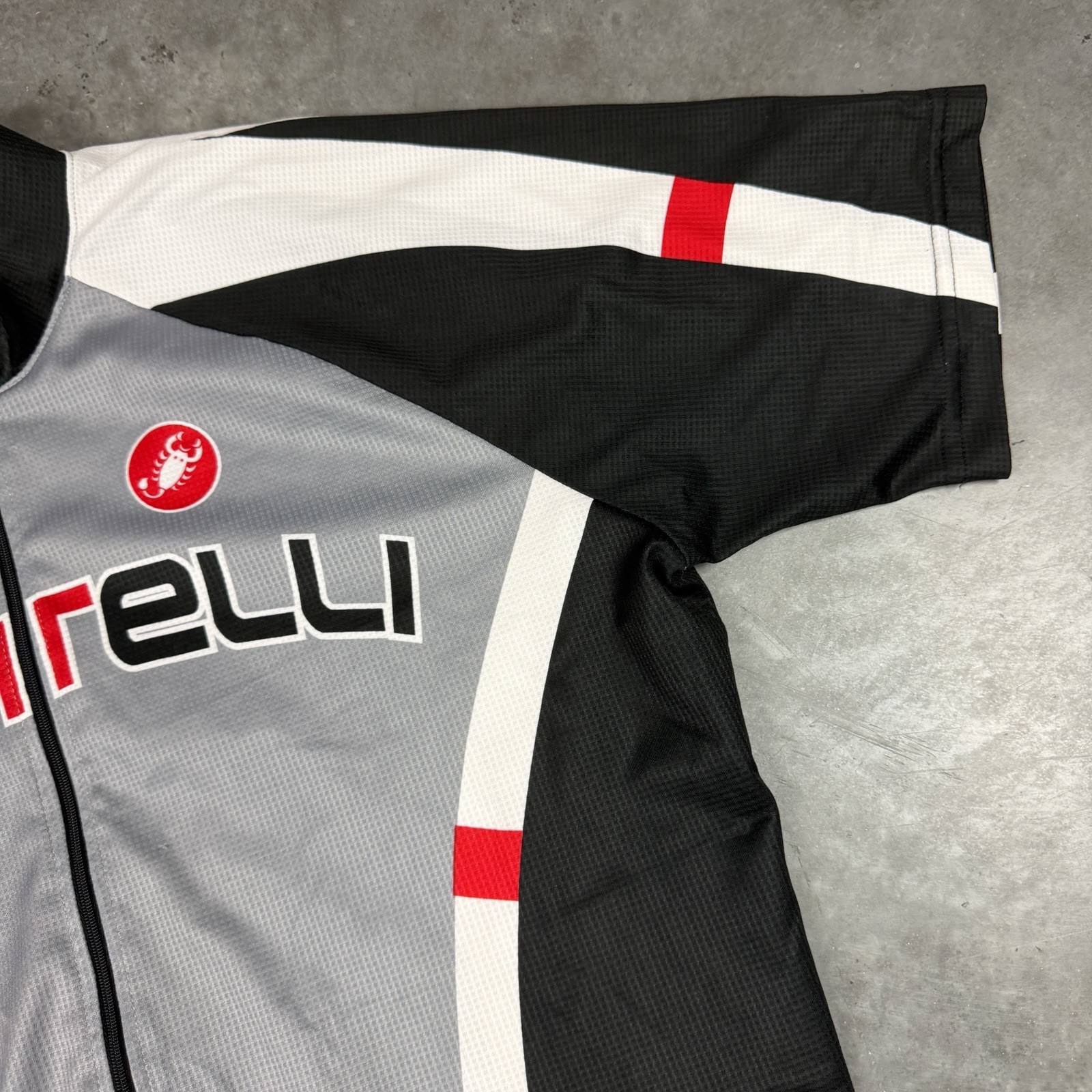 Castelli Cycling Jersey Mens Large Multicolored Half Zip Short Sleeve Preowned