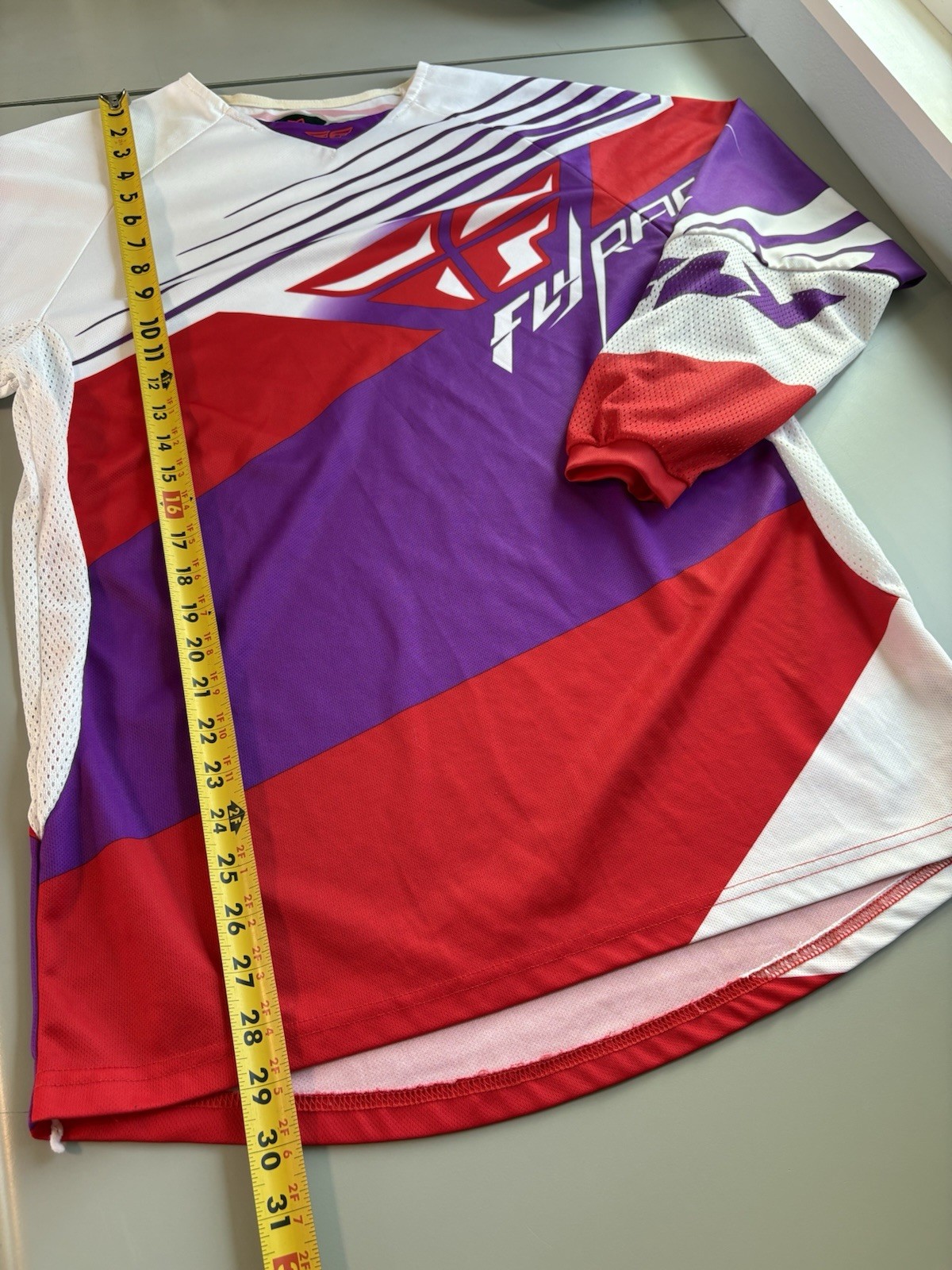 Fly Racing Kinetic Blocks Racing Long Sleeve Jersey Men’s Size Medium
