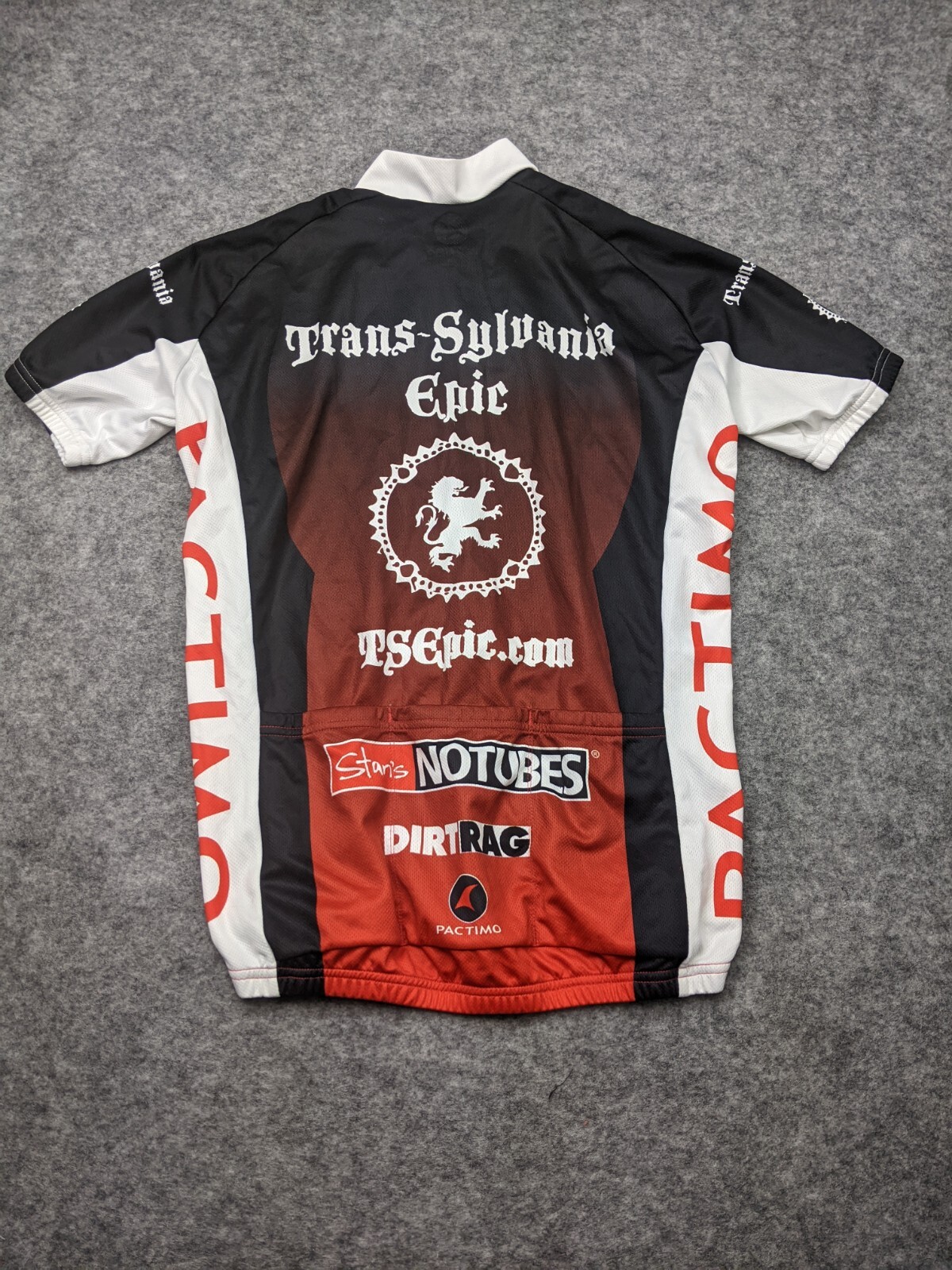 Pactimo Cycling Jersey Mens Small Multicolor Full Zip Trans-Sylvania Epic