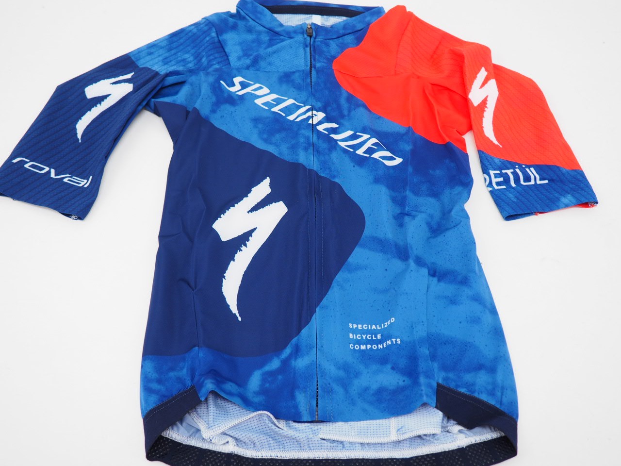 New! Specialized Racing Short Sleeve Aero Cycling Jersey Size XS Red/Blue
