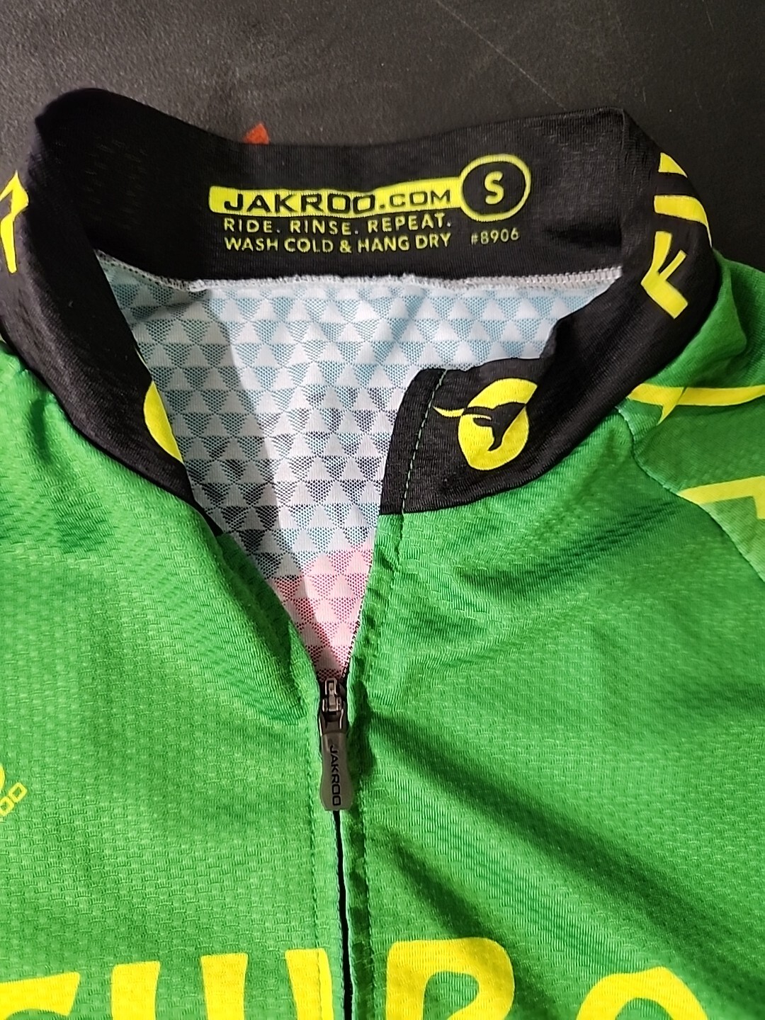 Set Jakroo FWBA Fort Worth Cycling Logo Full Zip Bike Jersey Shorts Womens Small