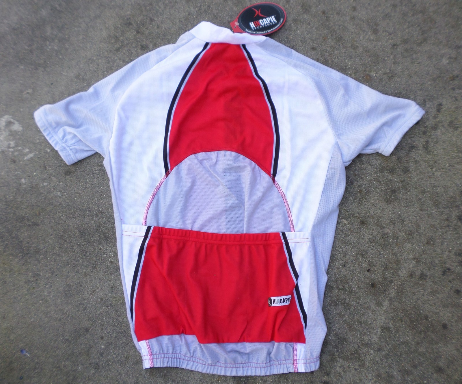Hincapie Men’s Short Sleeve Cycling Jersey – Full Zip – Size S – New