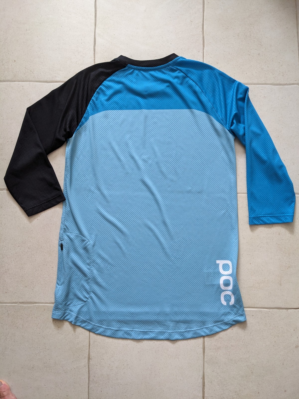 POC MTB Pure LS Cycling Jersey 3/4 sleev Black-Blue size M
